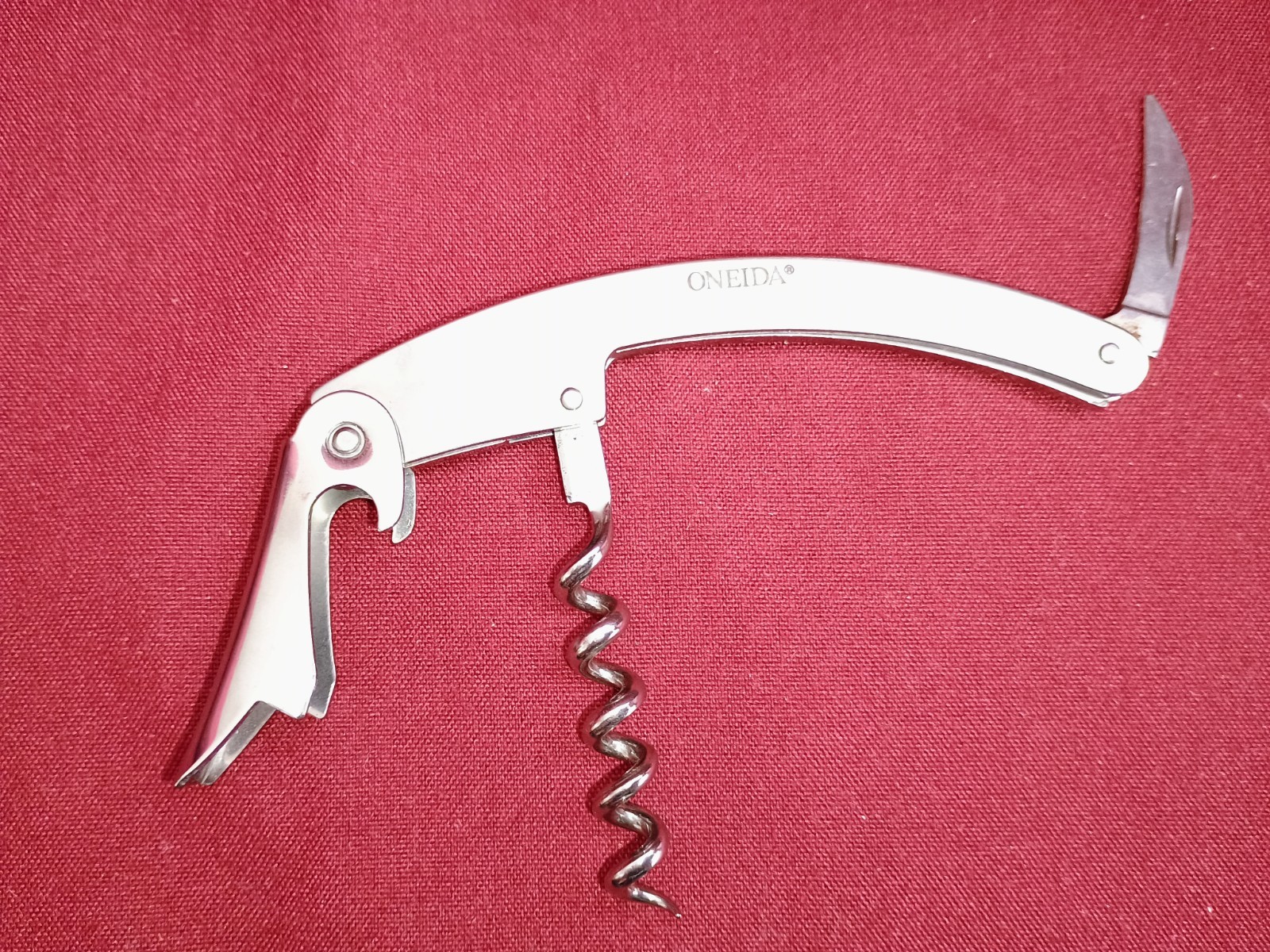 ONEIDA Multi-purpose KITCHEN GADGET Bottle Opener CORK SCREW Knife CAMPING