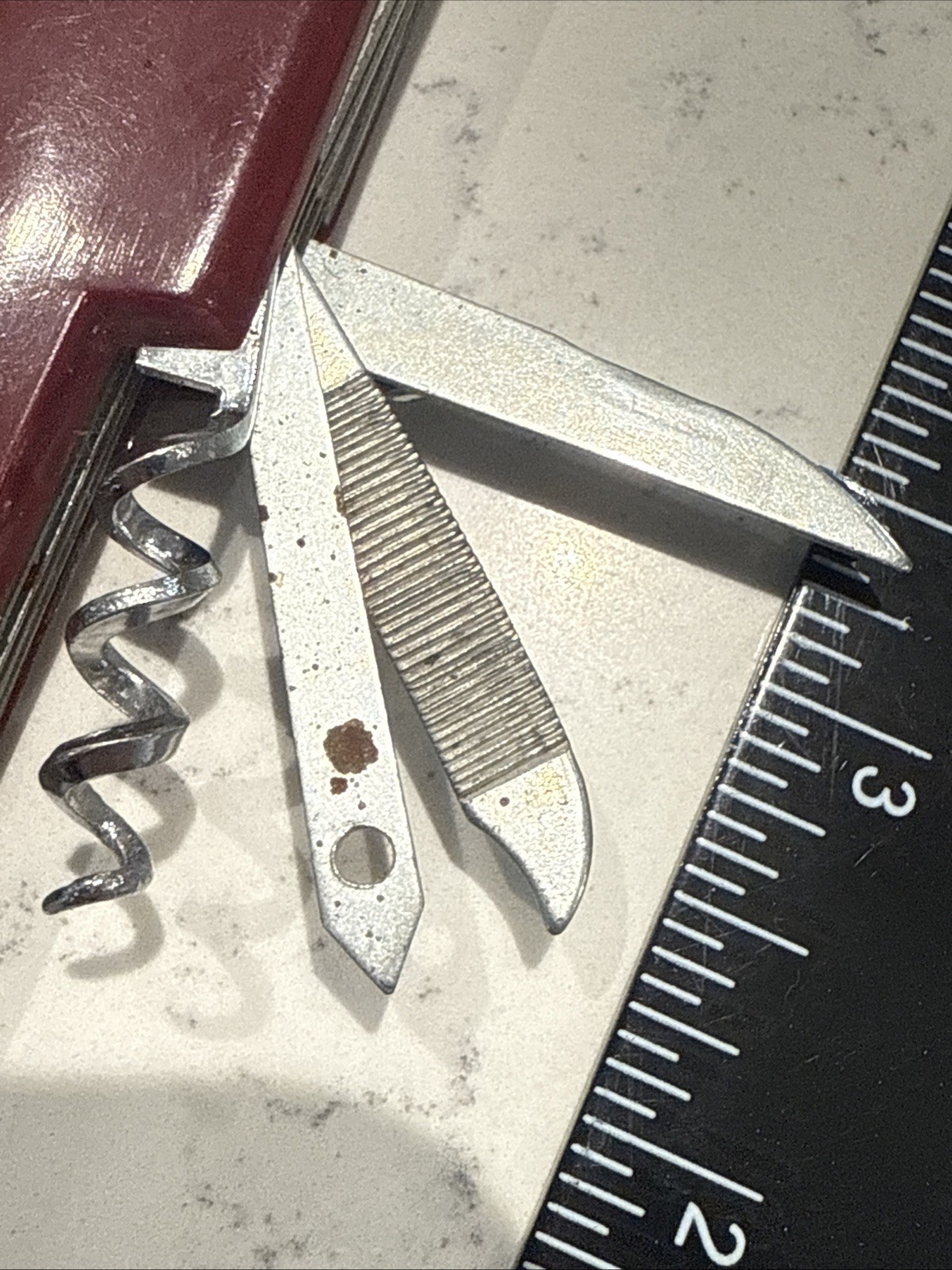 Vintage Swiss Style Multi Function Pocket Knife – Corkscrew, Scissors, Opener￼