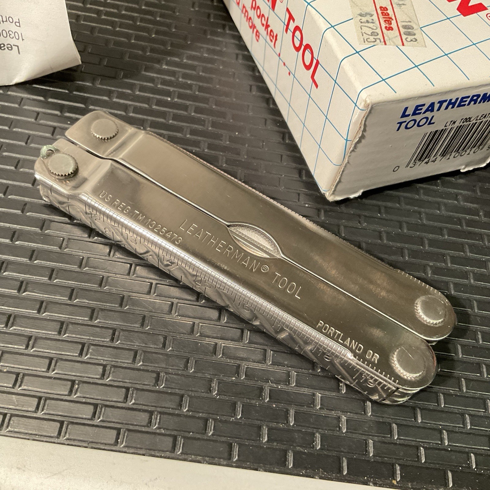 NOS Vintage Leatherman PST Leatherman Pocket Survival Tool Box Paper