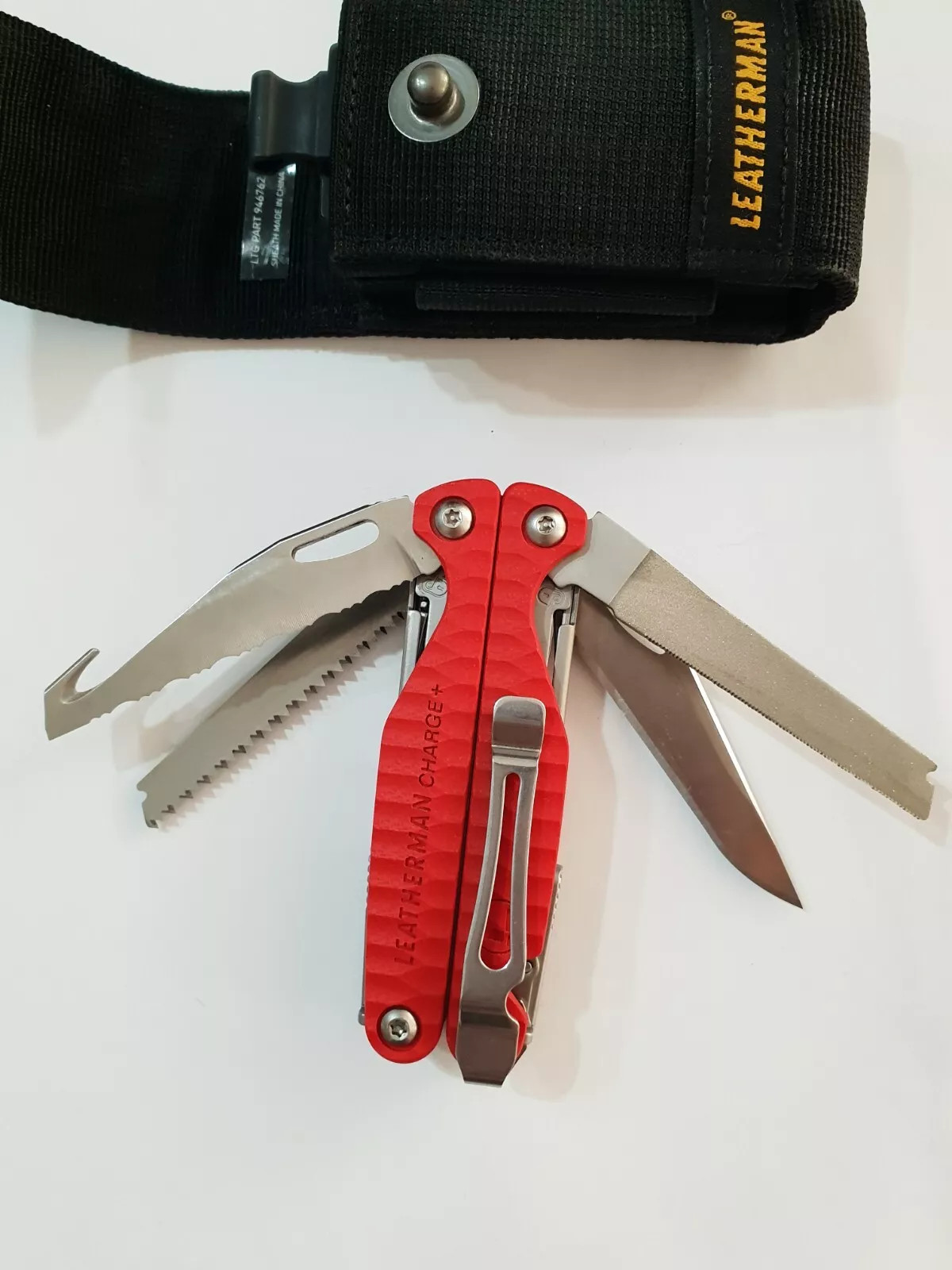 🔥🔥 Leatherman Style CS Retired Used Multi Tool Collectable Keychain Rare Blue