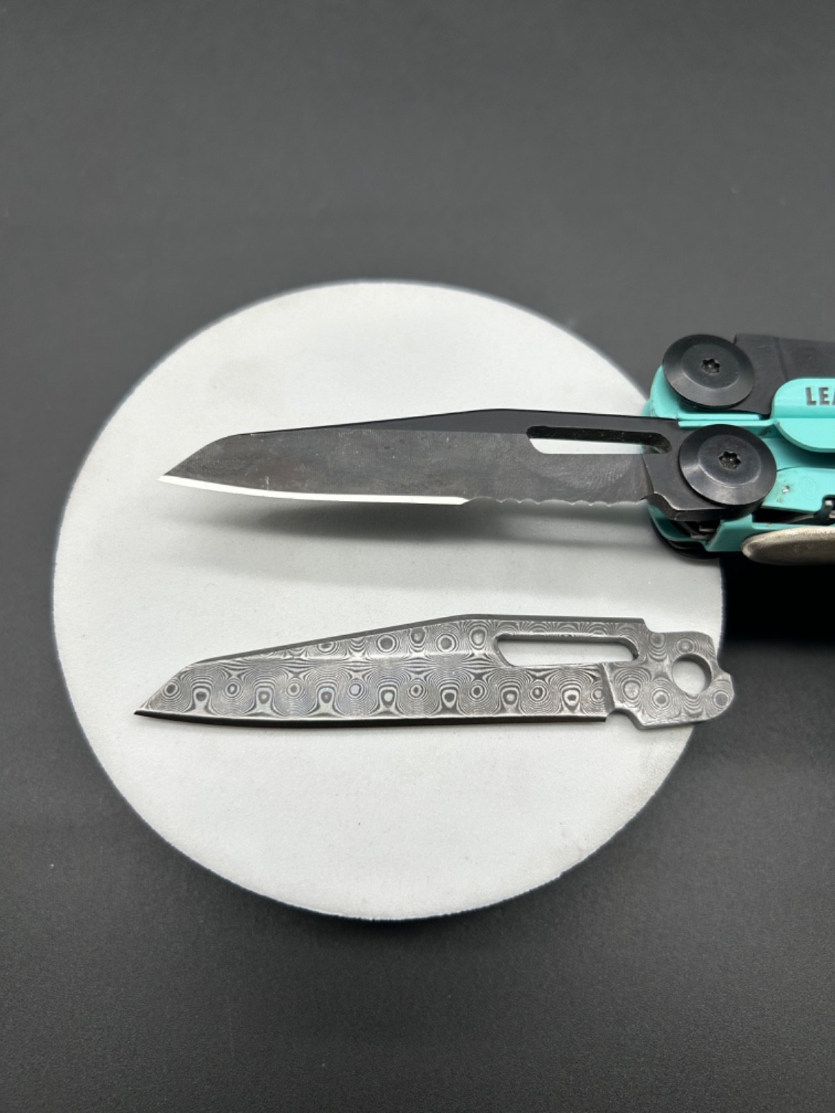 For Leatherman Signal VG10 Damascus Blade – 60 HRC EDC Replacement