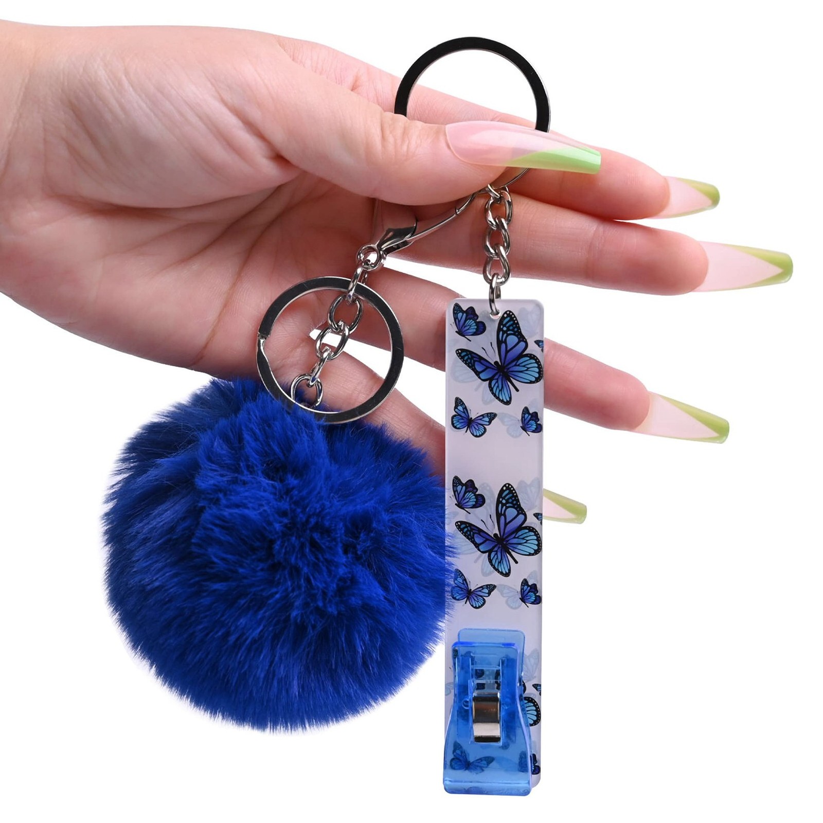 Card Grabber Keychain Card Puller for Long Nails ATM Card Clip Contactless8549