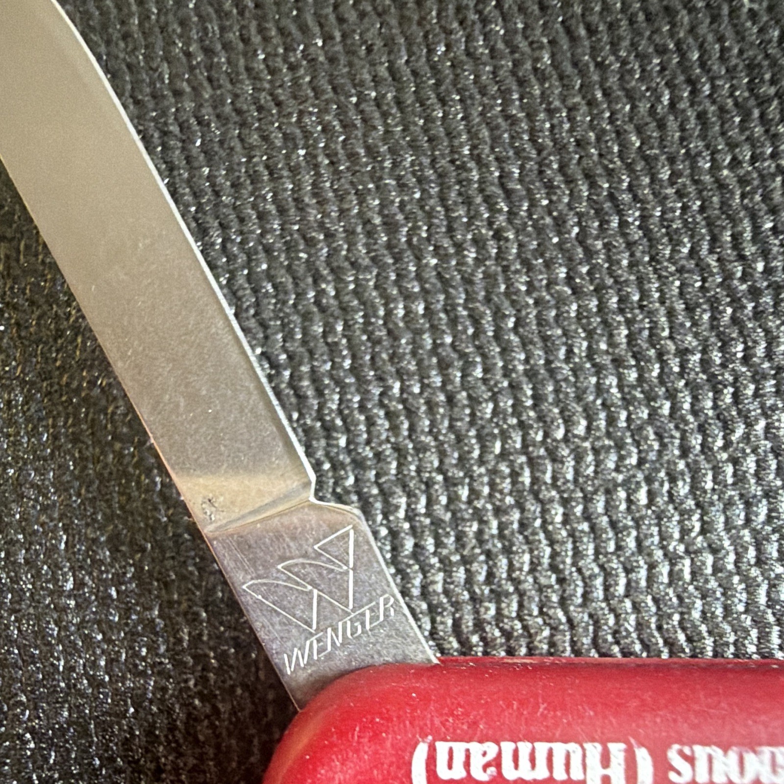 Wenger Delemont Swiss Pocket Knife Multi-Tool Red Stainless w/ Knife Nail File