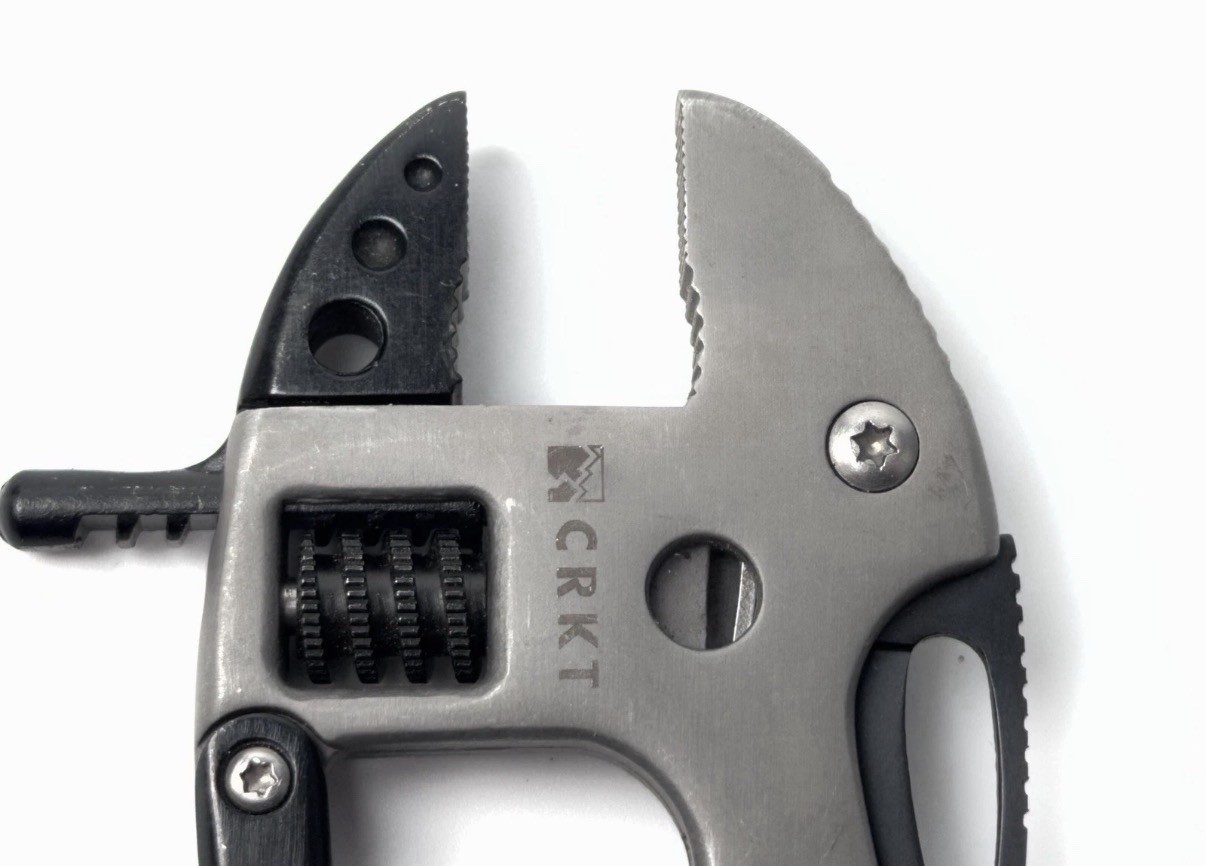 CRKT Guppie Multi-Tool Knife Adjustable Wrench Gray Black Stainless Steel