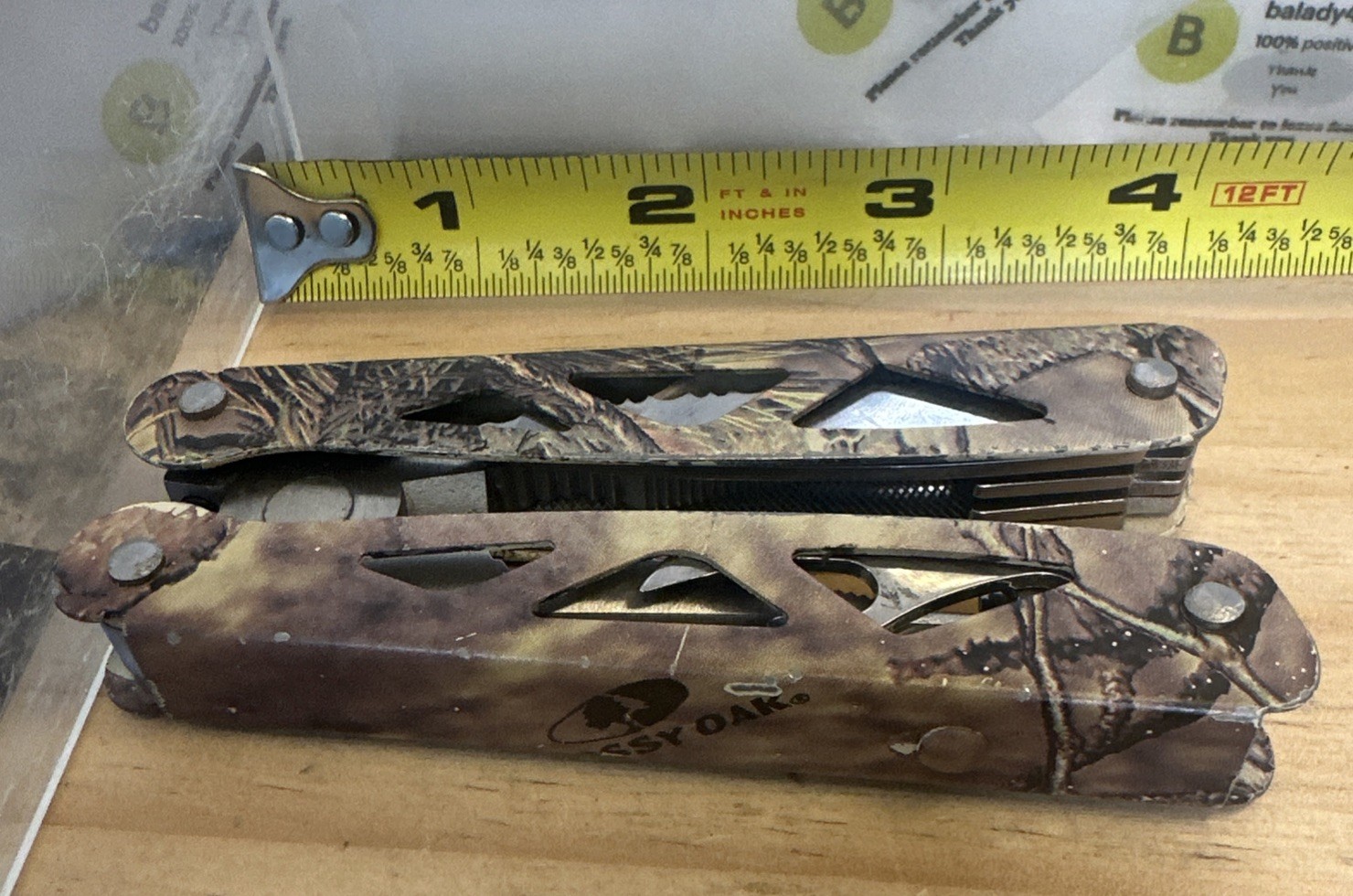 Ozark Trail Camouflage 12 in 1 Multi-tool 4” Closed