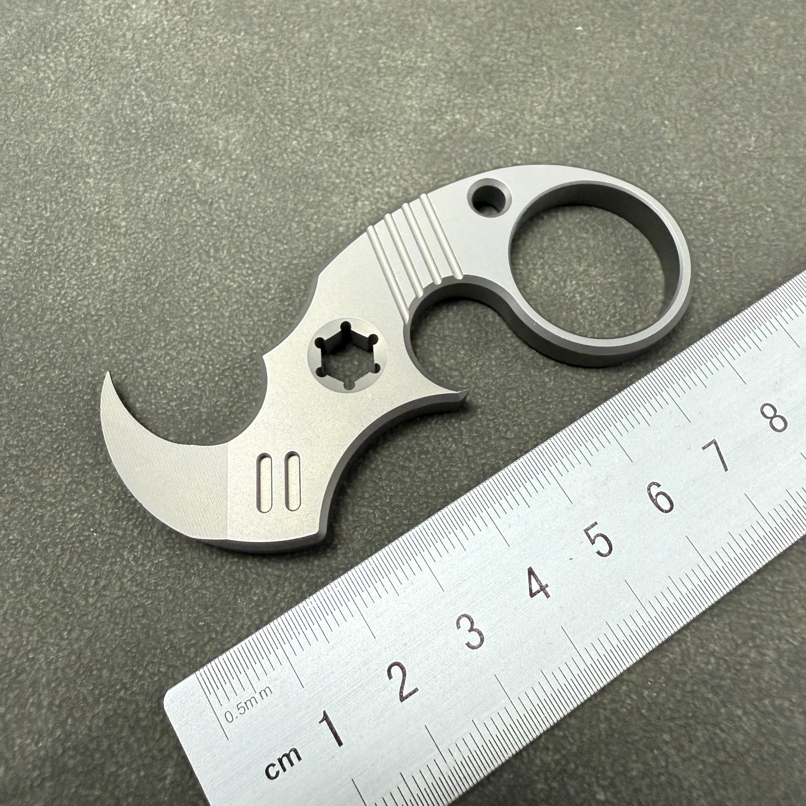 Doceaedc RIHE Design TC4 Titanium Rhinoceros Crowbar EDC Multi functional Tool
