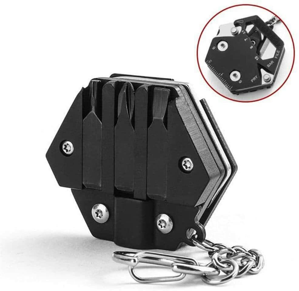 Multifunction Outdoor EDC Folding Screwdriver Camping Survival Plier Cutter Tool