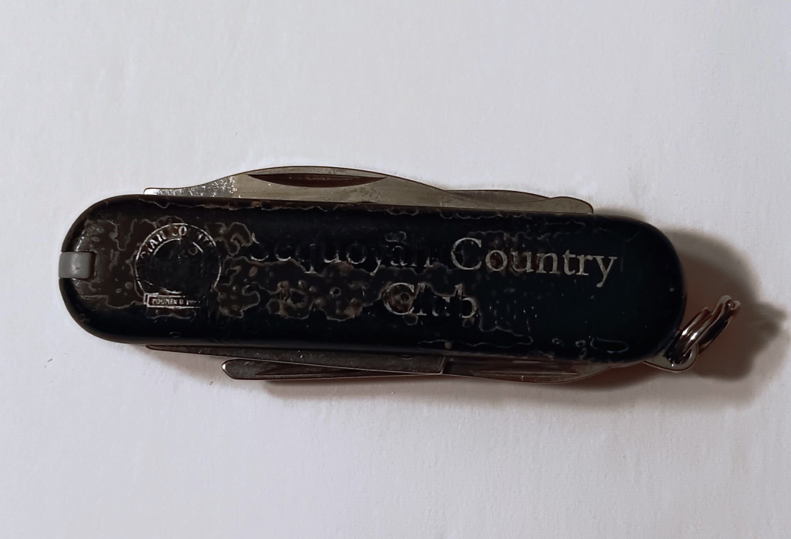 Victorinox Classic SD 8-Tool Multi-Tool Black Country Logo Scissors Lanyard
