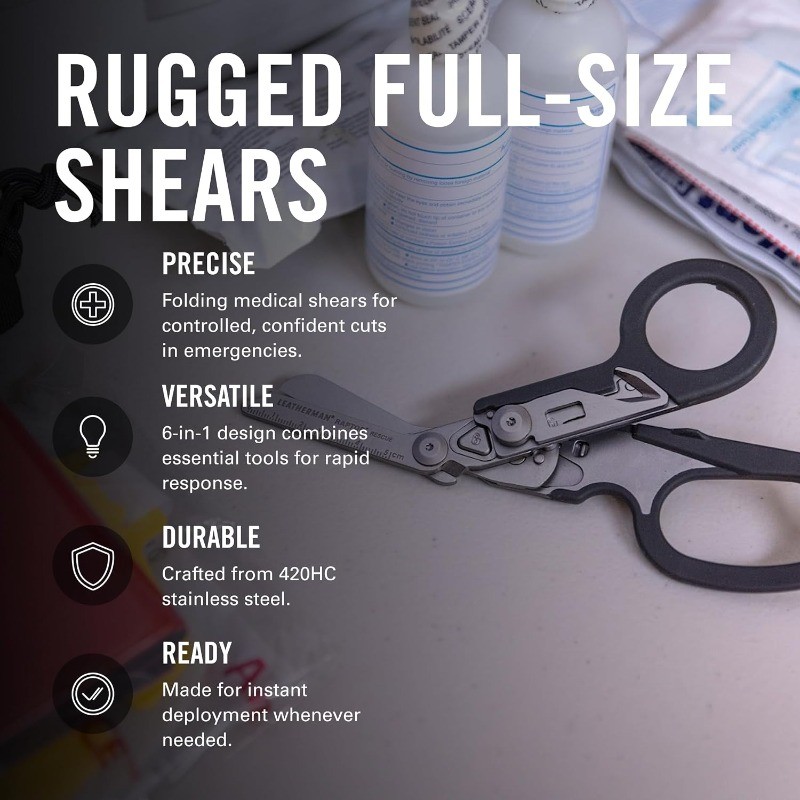 Raptor Rescue, 6-in-1 Heavy-Duty Emergency/Trauma Shears