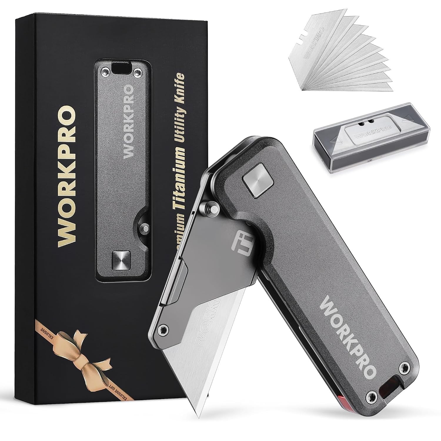 Titanium Utility Knife CNC Aluminium Handheld Portable Multi Tool Premium