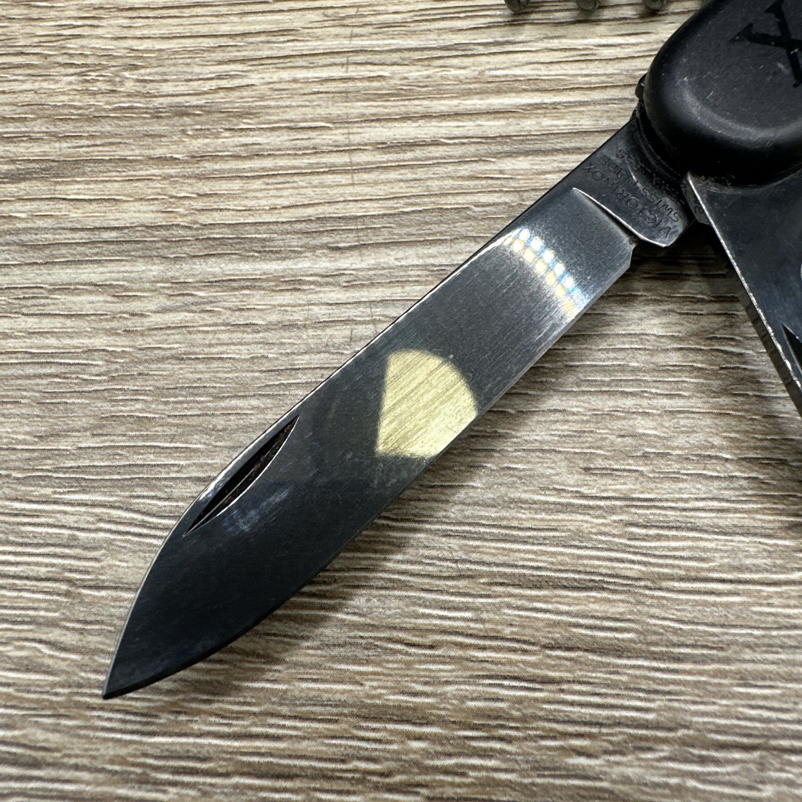 Victorinox Swiss Army Knife Onyx Monochrome Black Spartan Folding Knife EDC