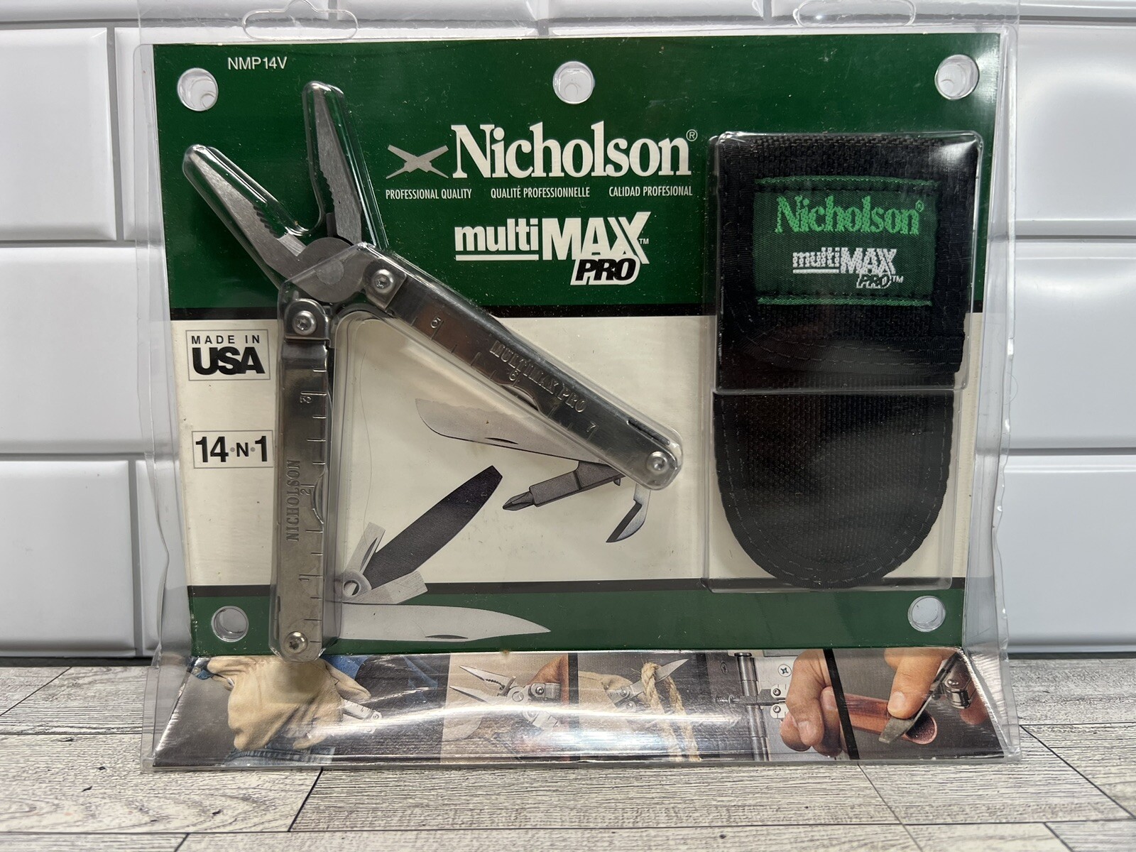 Vintage Nicholson MultiMAX Pro, 14-in-1 Multi-Tool, NMP14V, USA, NIP