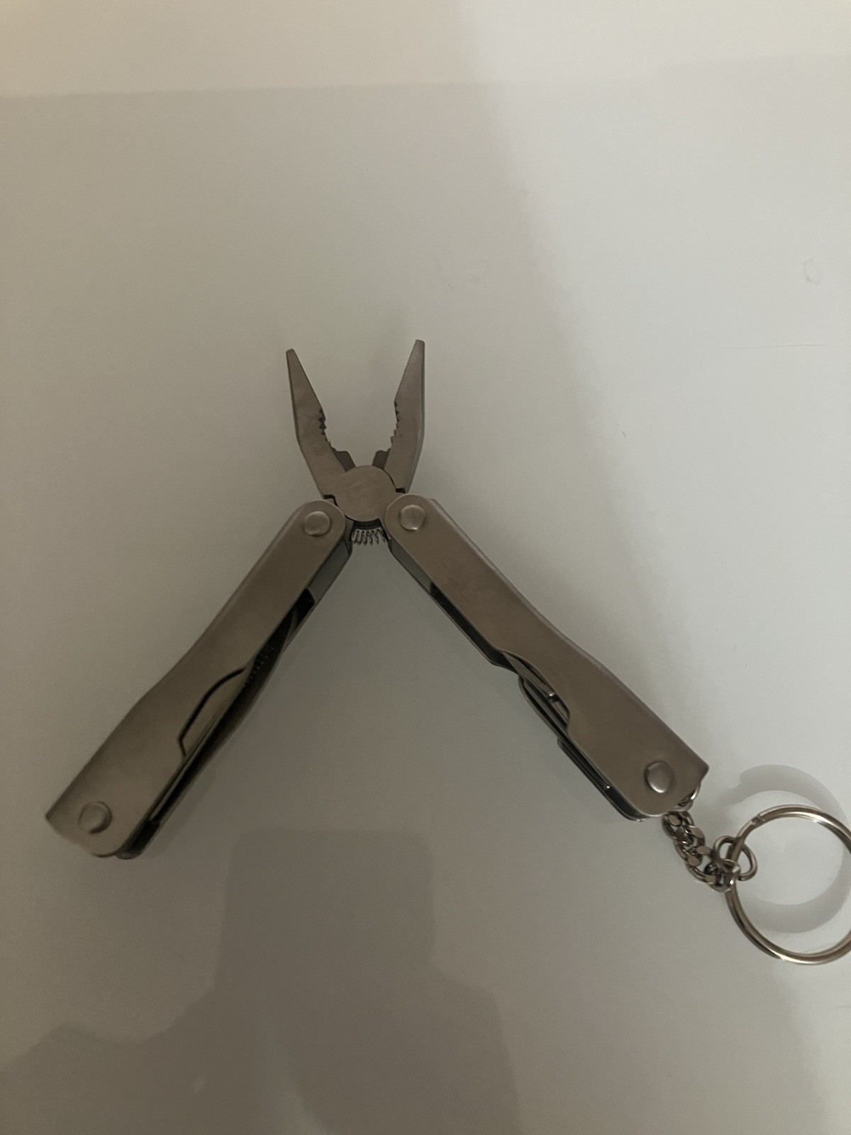 Stainless Steel Mini Multi-tool Keychain With Carrying Case