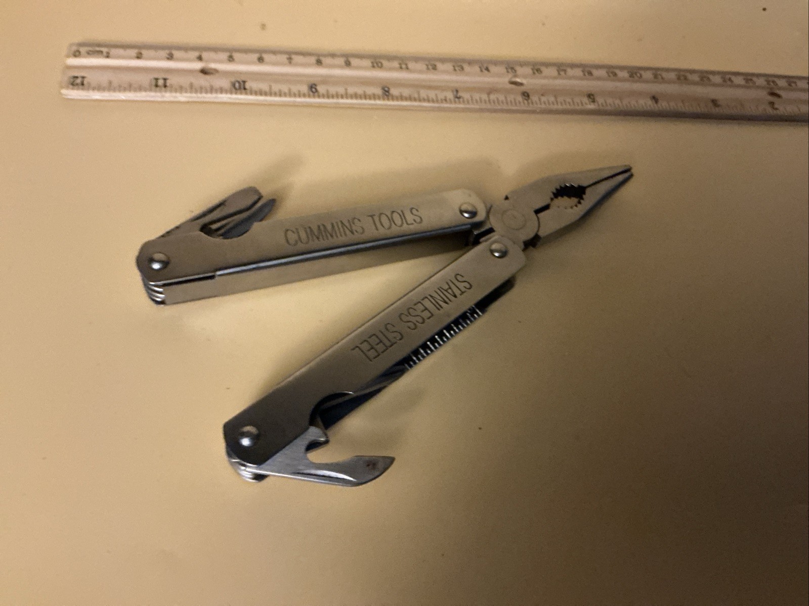 Ohio Forge Stainless Steel Multi Tool Saw Screw Drivers Can Opener **Various**
