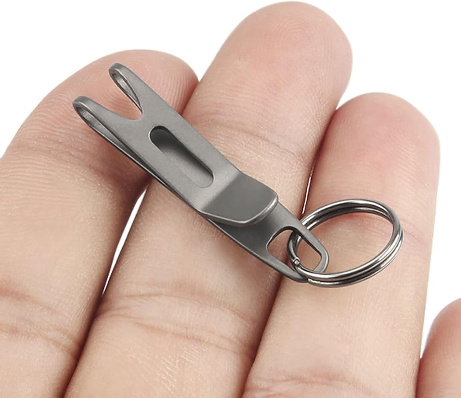 Mini Titanium Alloy Clasp with Key Ring, Outdoor Gear Pocket Suspension Clip …