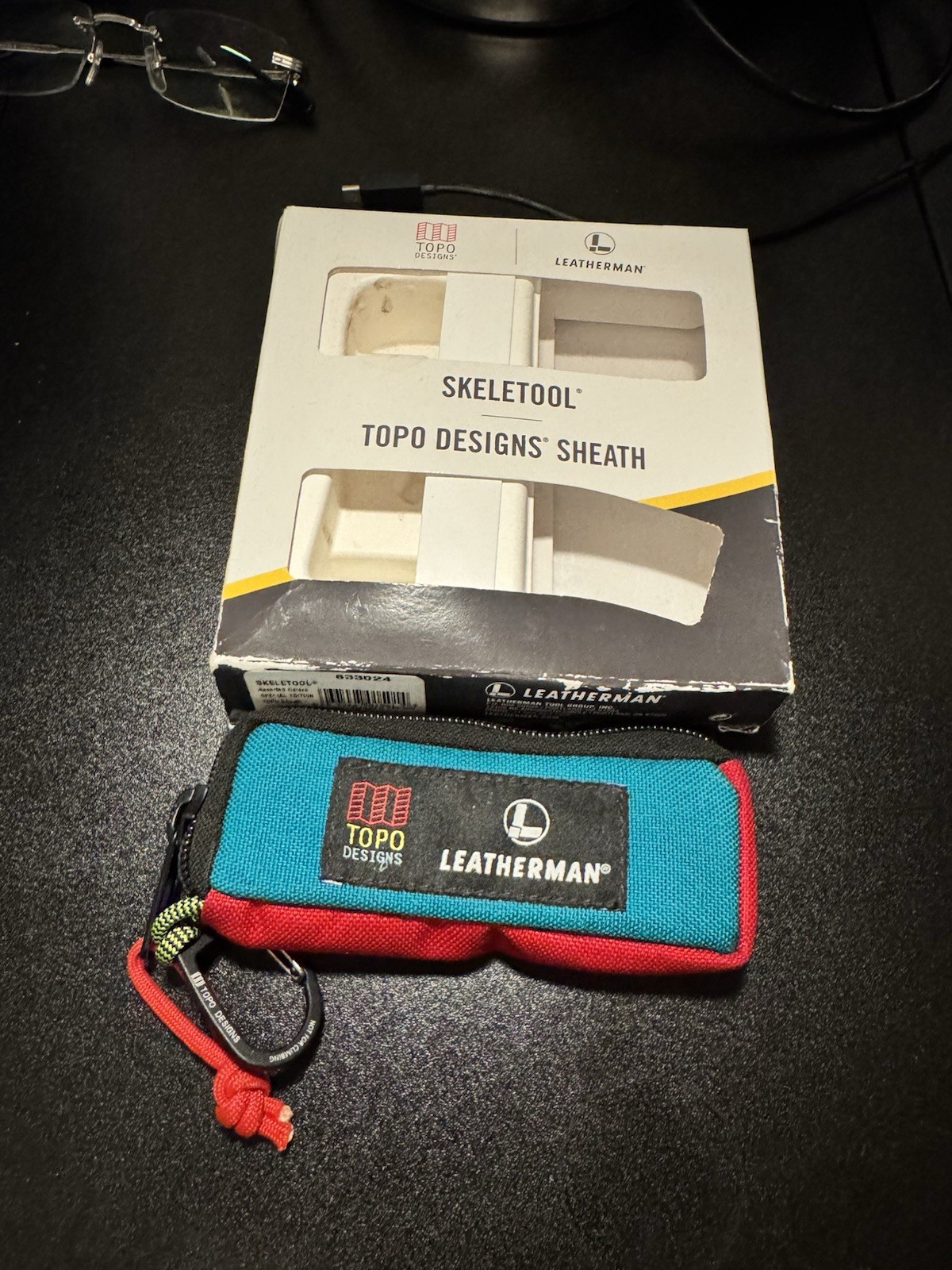 Limited Edition Leatherman Skeletool x Topo Designs Collab – Tool + Pouch – Used