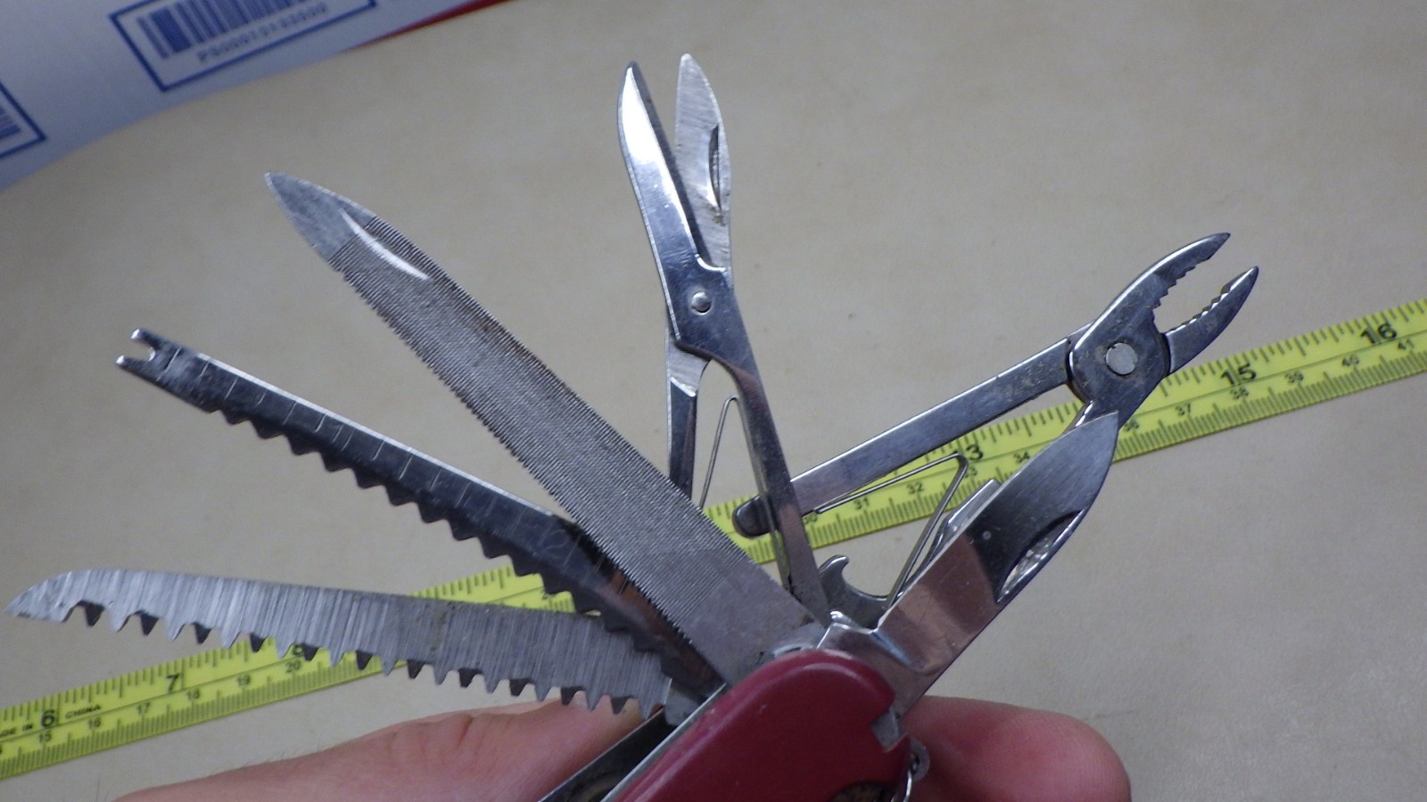Vintage Diamond Superior Multi Tool Pocket Knife Swiss Army Style w/ Screwdriver