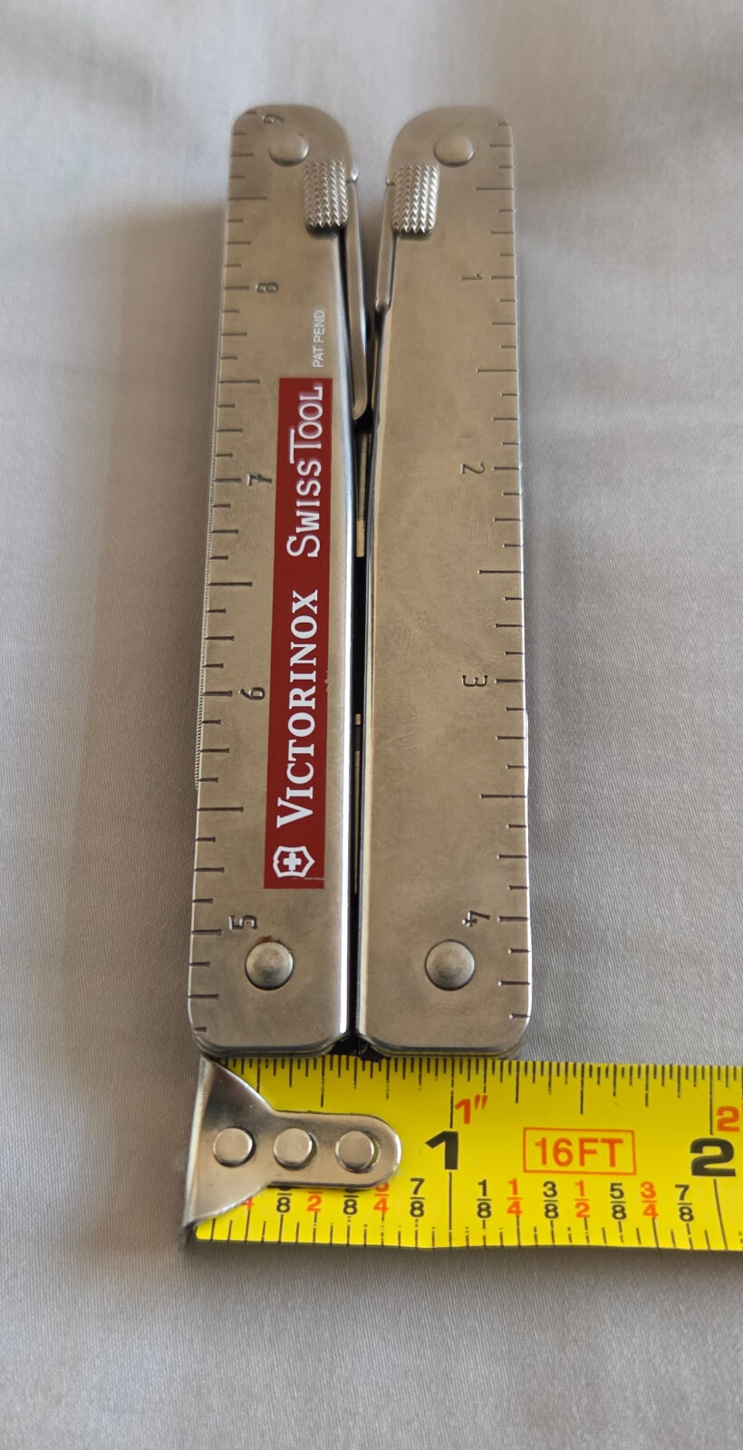 Vtg Victorinox SwissTool Pat Pend Swiss Army Knife Multi Tool Plier with Sheath