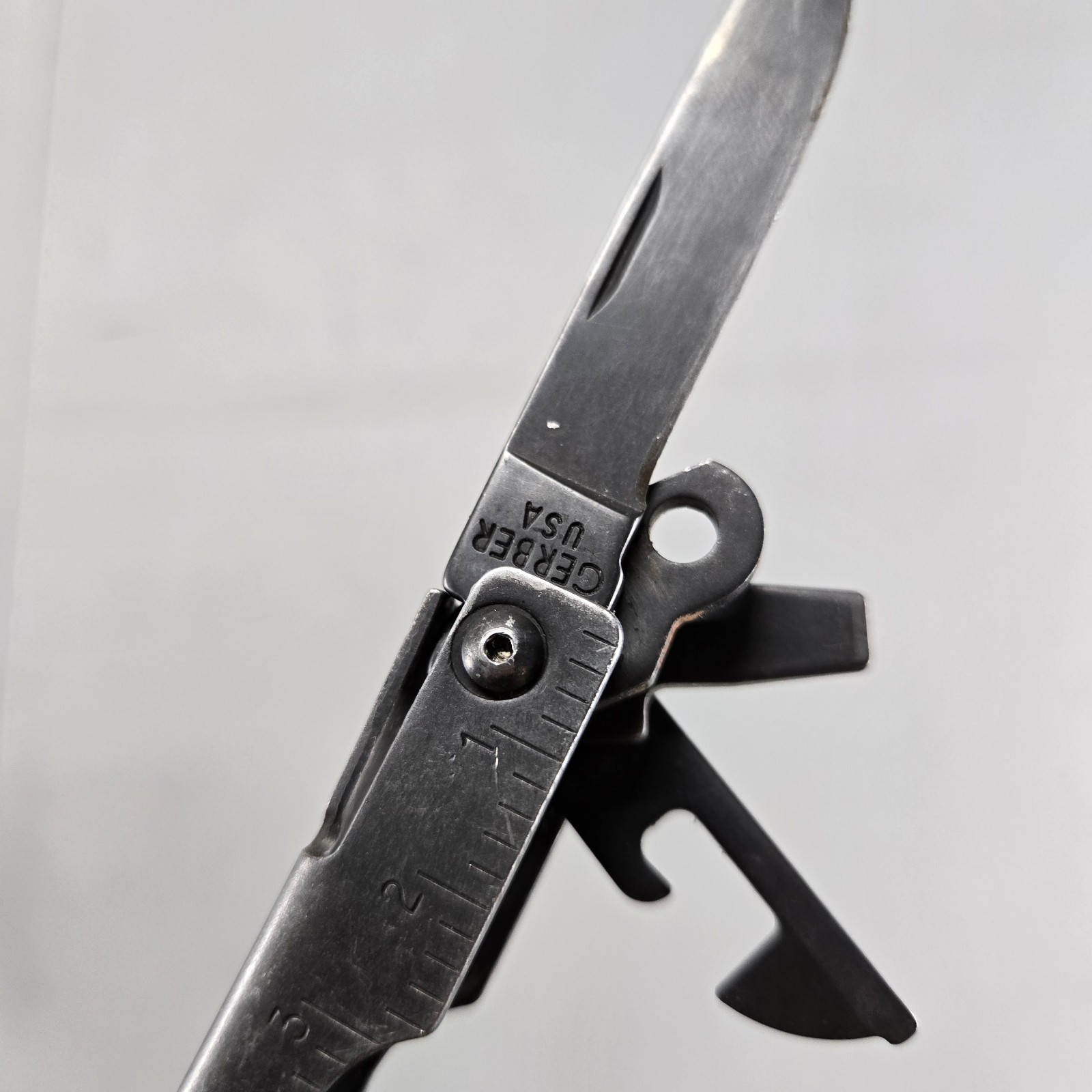 Vintage USA Gerber MultiTool Blunt Pliers Patent #5142721-#5212844 Stainless
