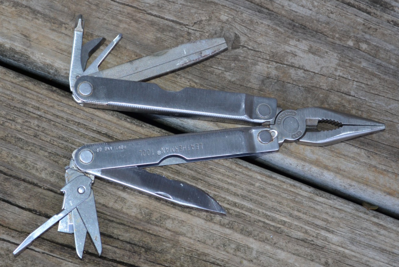 Vtg Leatherman The Original PST II Multi-Tool Pliers Scissors Knife & Others USA