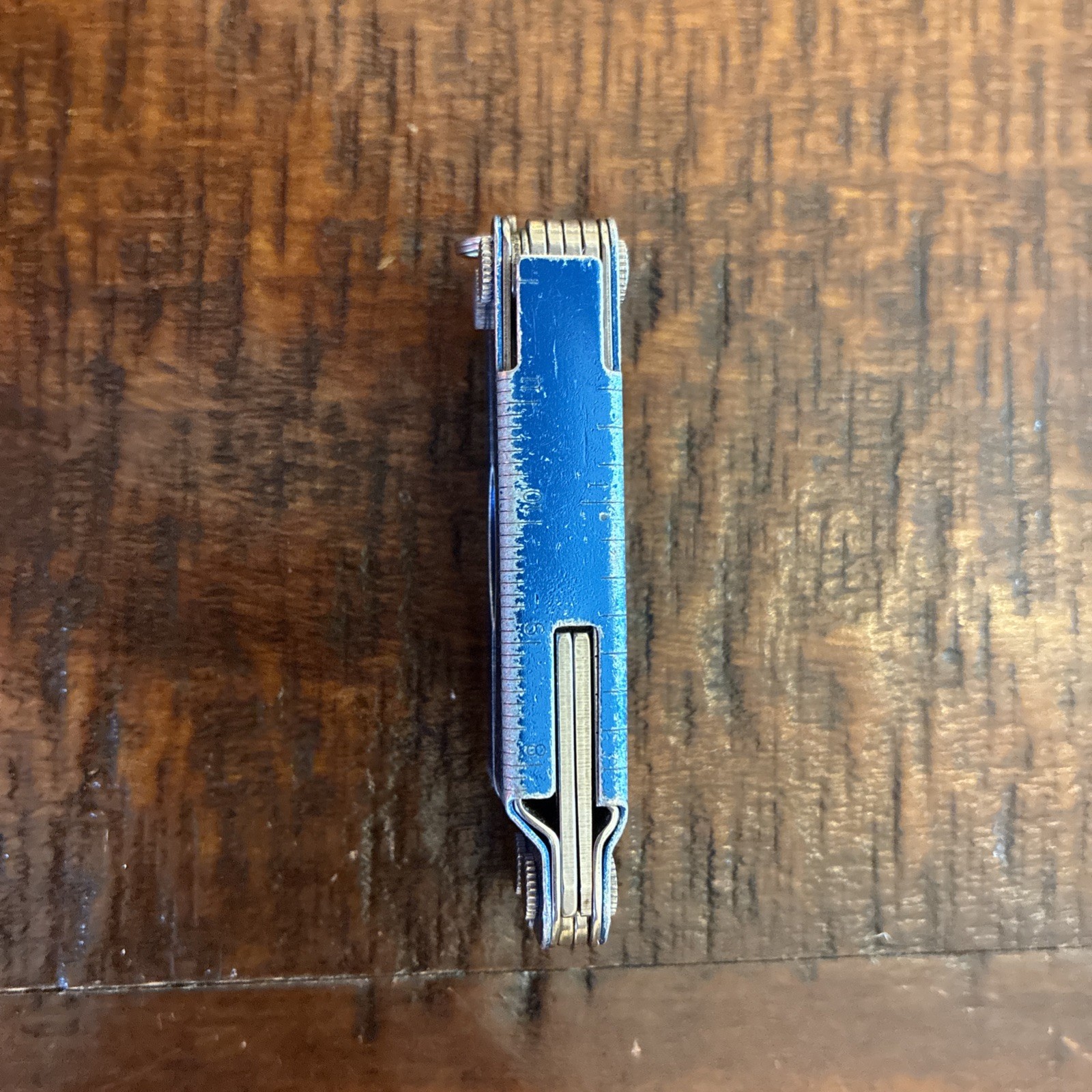 Leatherman Micra Multi-Tool, Knife, Scissors, Key Ring, Blue Nice Cond 04/13