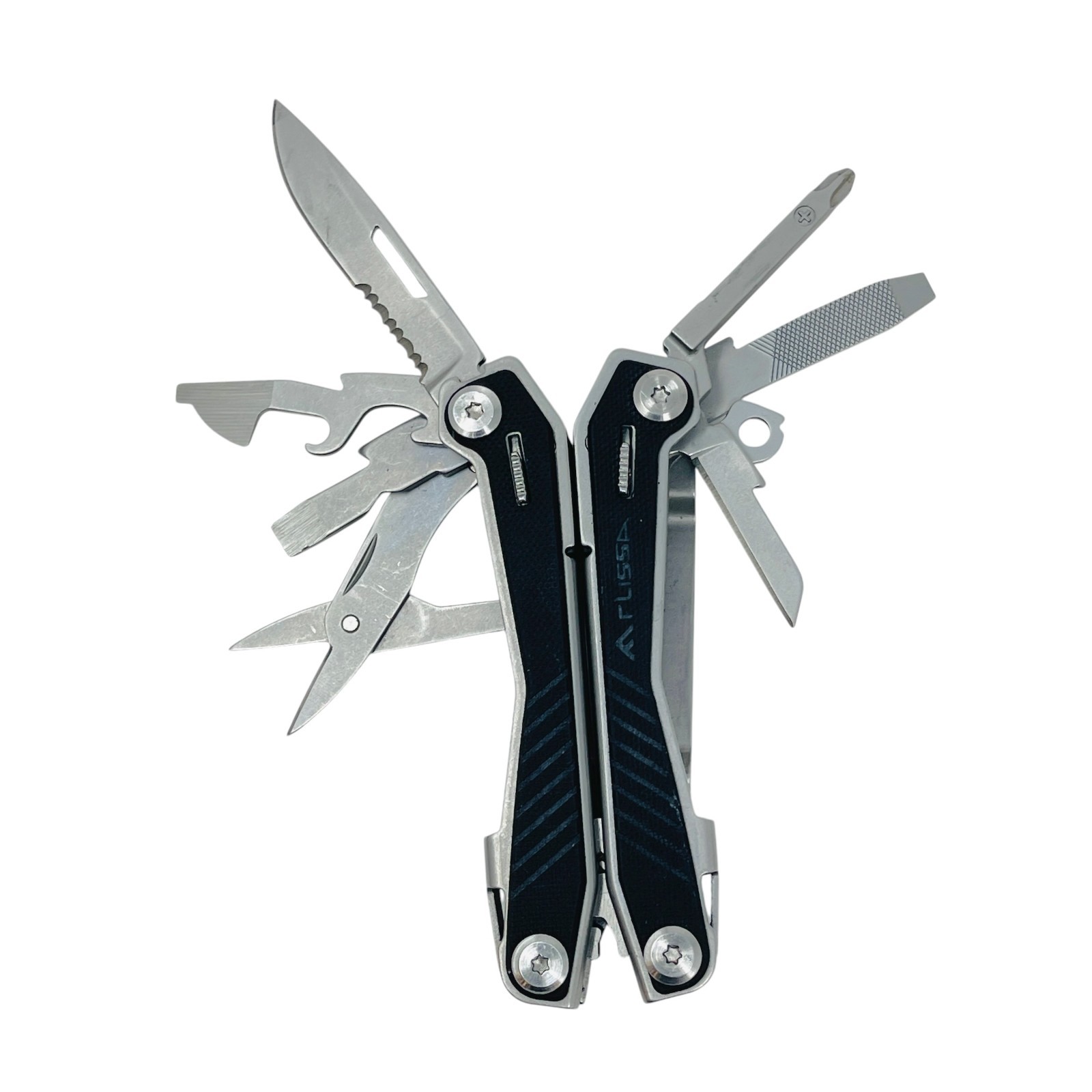 Flissa, Willard Marine and Unbranded Multi-Tool Pliers Lot Survival Gear, 3 Pcs