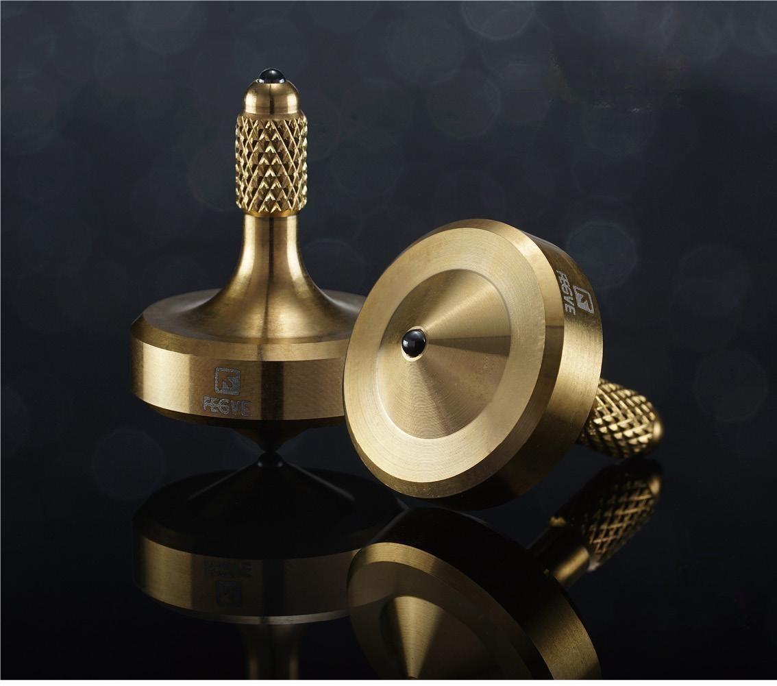 Stainless Steel Small Spinning Top Hand Twisting Gyro Gyroscope Spinner Toys EDC