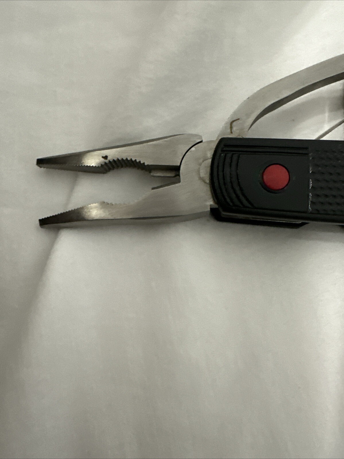 Knife Multi-Tool 8 Function Needle Nose Pliers Screw Driver Scissors Rule