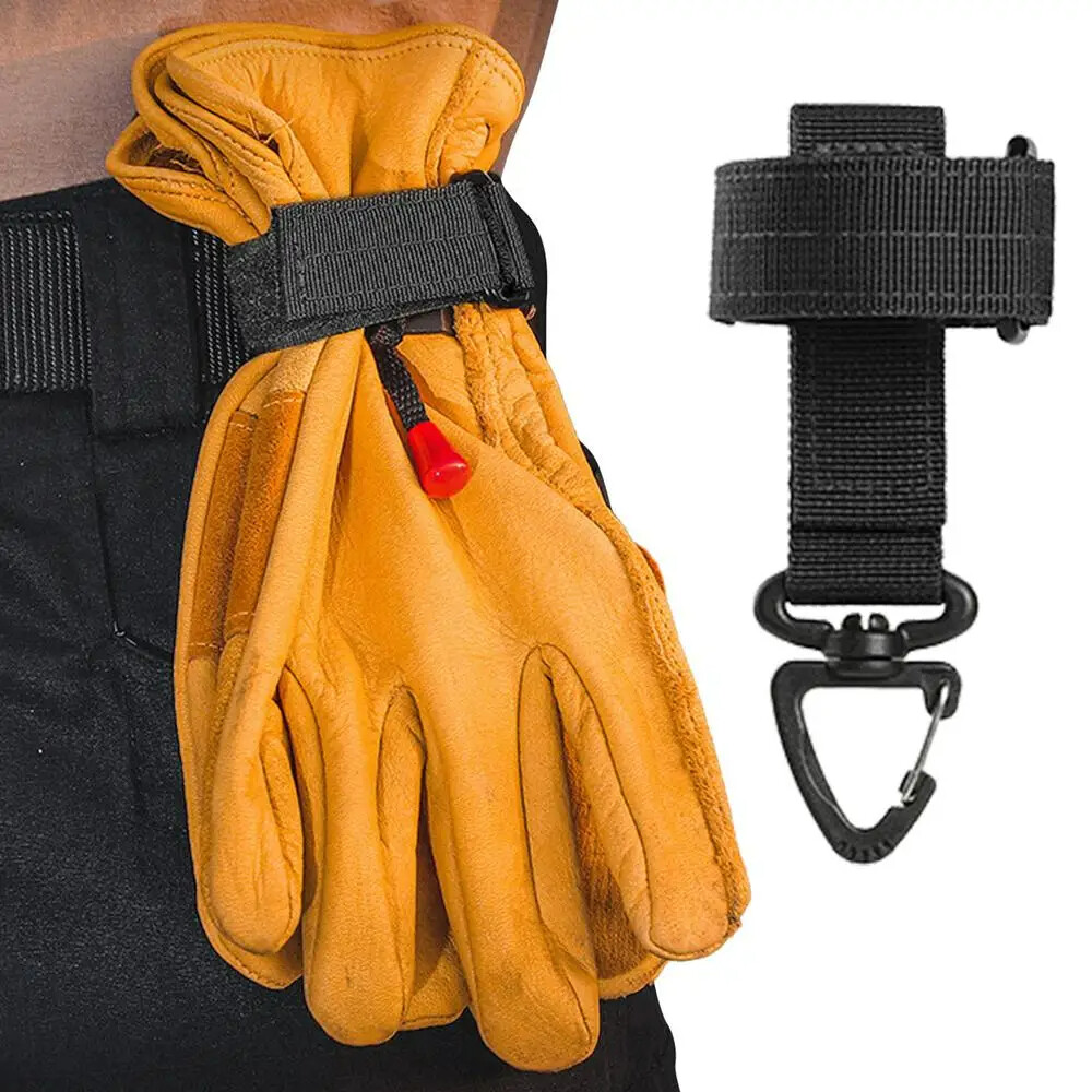 Outdoor Camping Glove Strap Hiking Nylon Ribbon Keychain Tacticals Triangle tool