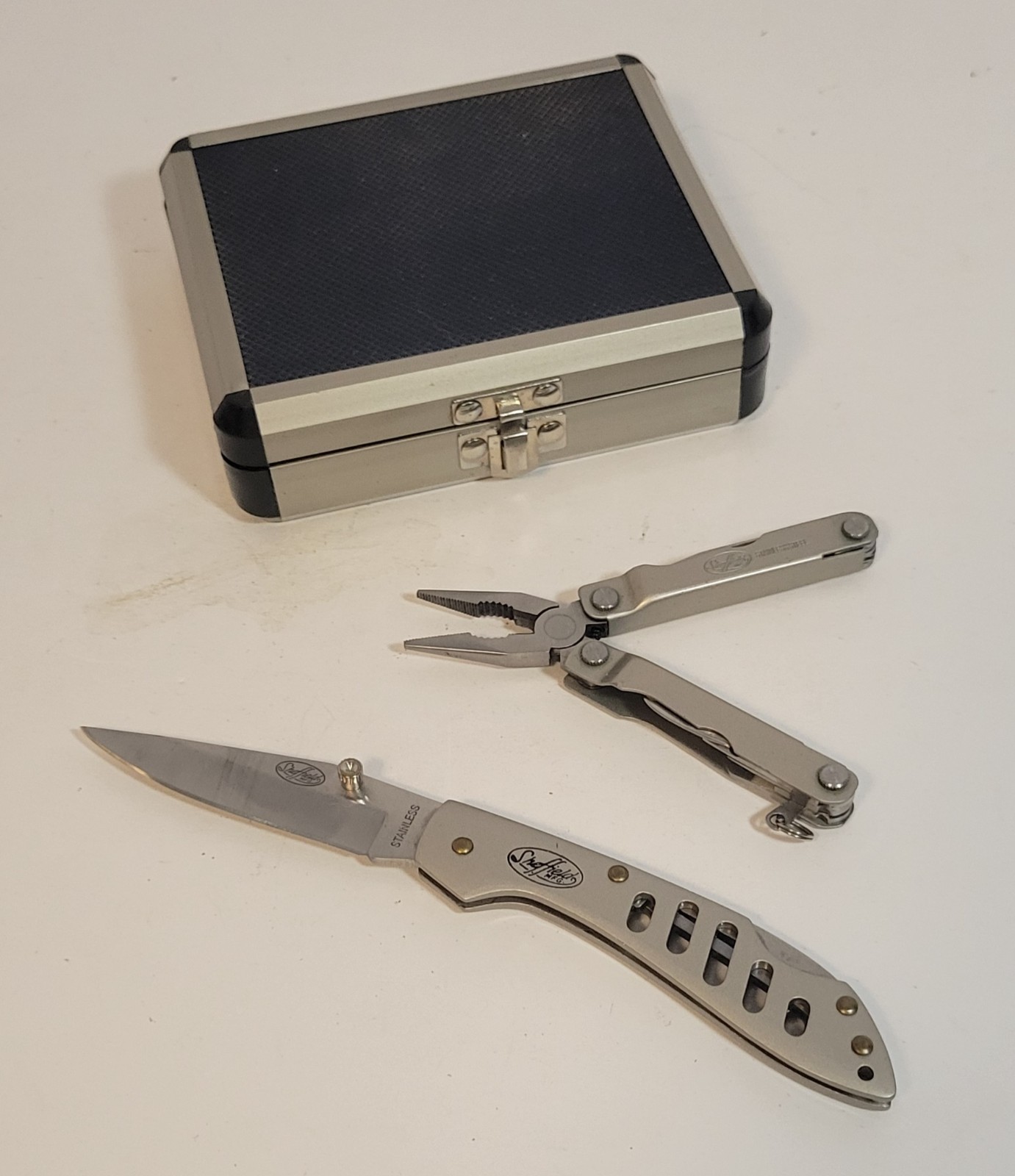 Sheffield MFG. 2 Piece Multi Function Tool Box, Knife