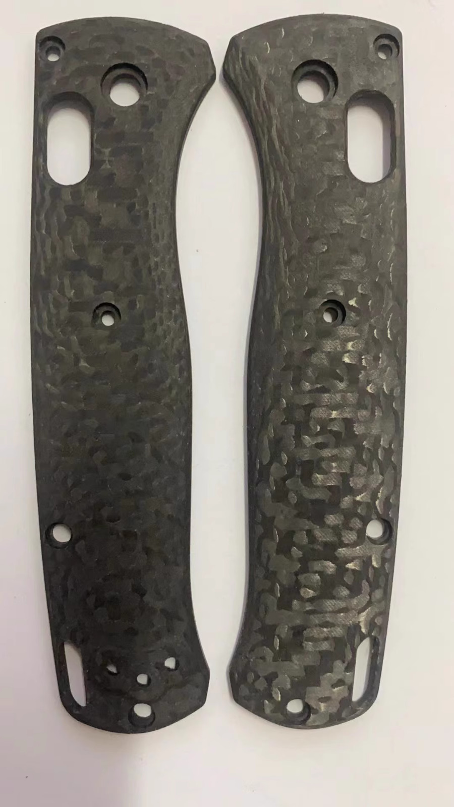 1 Pair 3K Carbon Fiber Handle Scales For Benchmade Bugout 535 Knives New