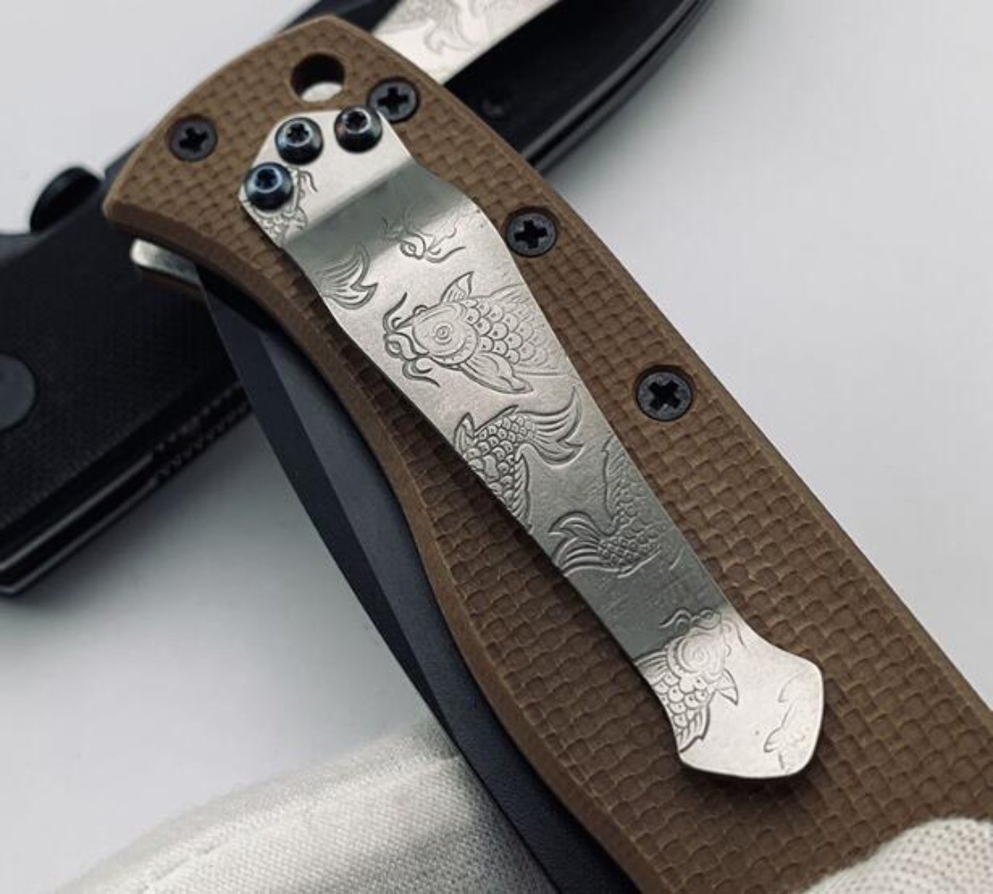 EDC 1 PC Titanium Back Clip for Benchmade ZT Folding Tool DIY Tool Clip Tool