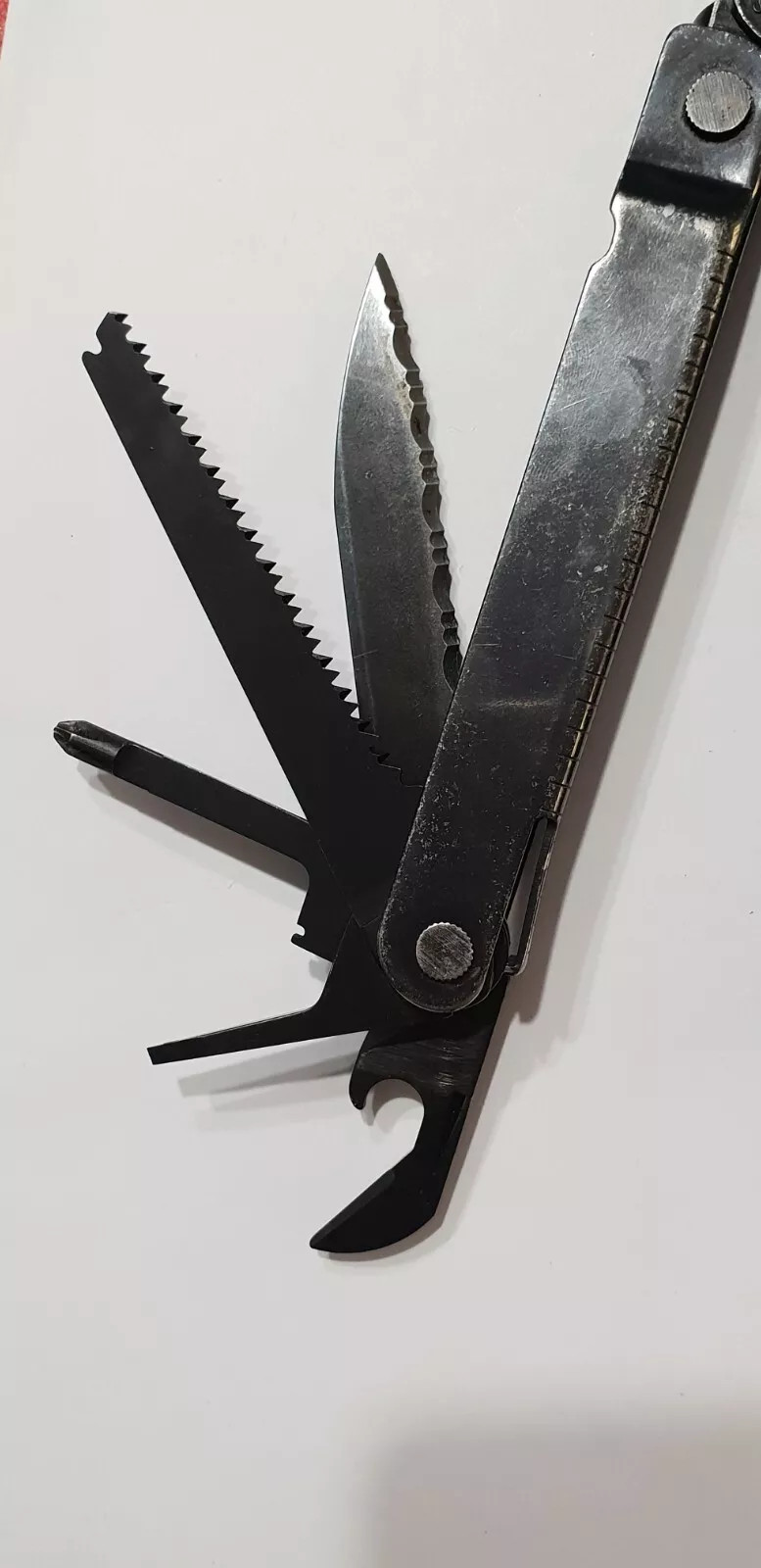 🔥 Leatherman Super Tool BO 1997 Retired Multi Tool Black Pat Pend Very Rare