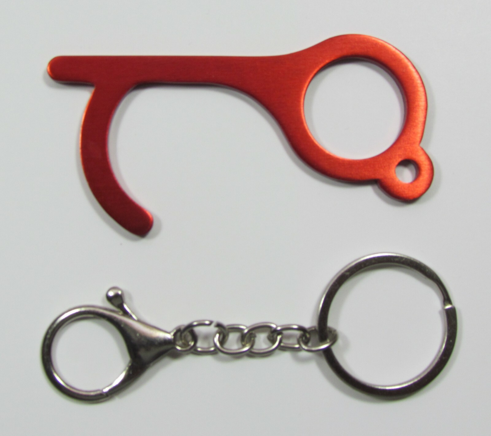25 – Jumbo Touchless Door Opener/Button Presser & Key Chain – Aluminum Alloy – N