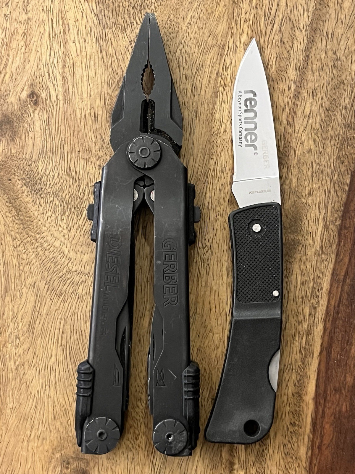 Gerber Multi Tool DIESEL SUPER Nice! w/Gerber Sheath & LST Knife (Lot Of 2)