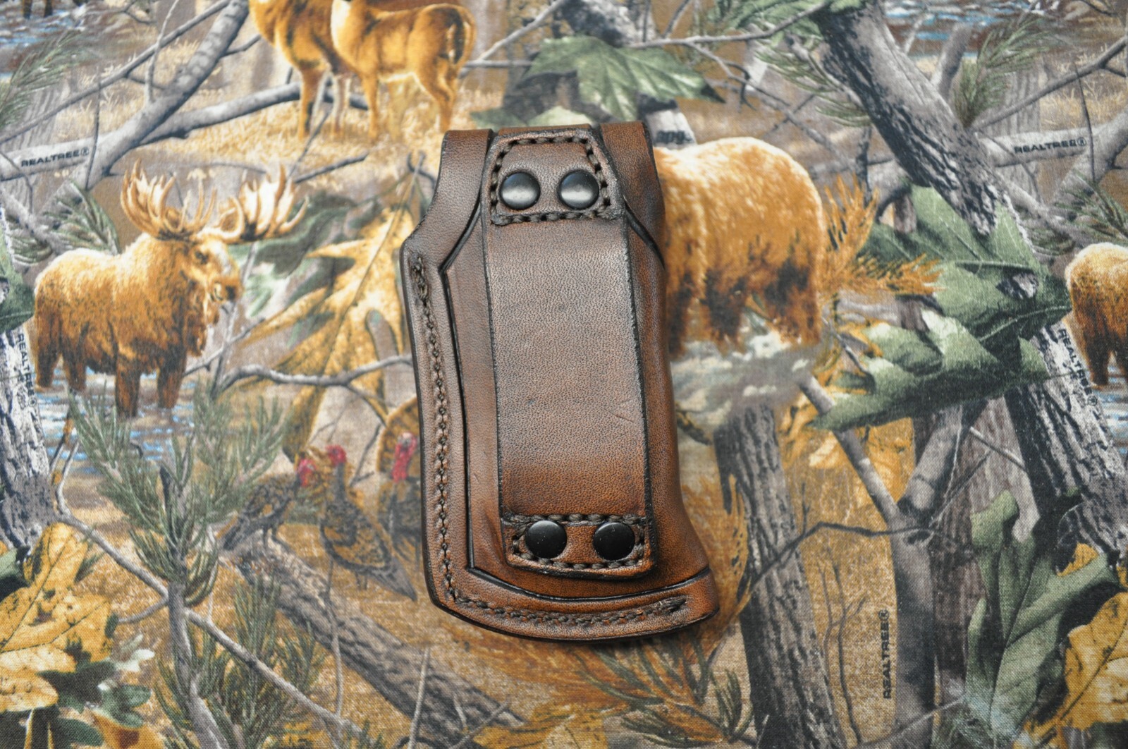 Custom Handmade Sheath for Leatherman Wave-L. Handed (Sheath Only)