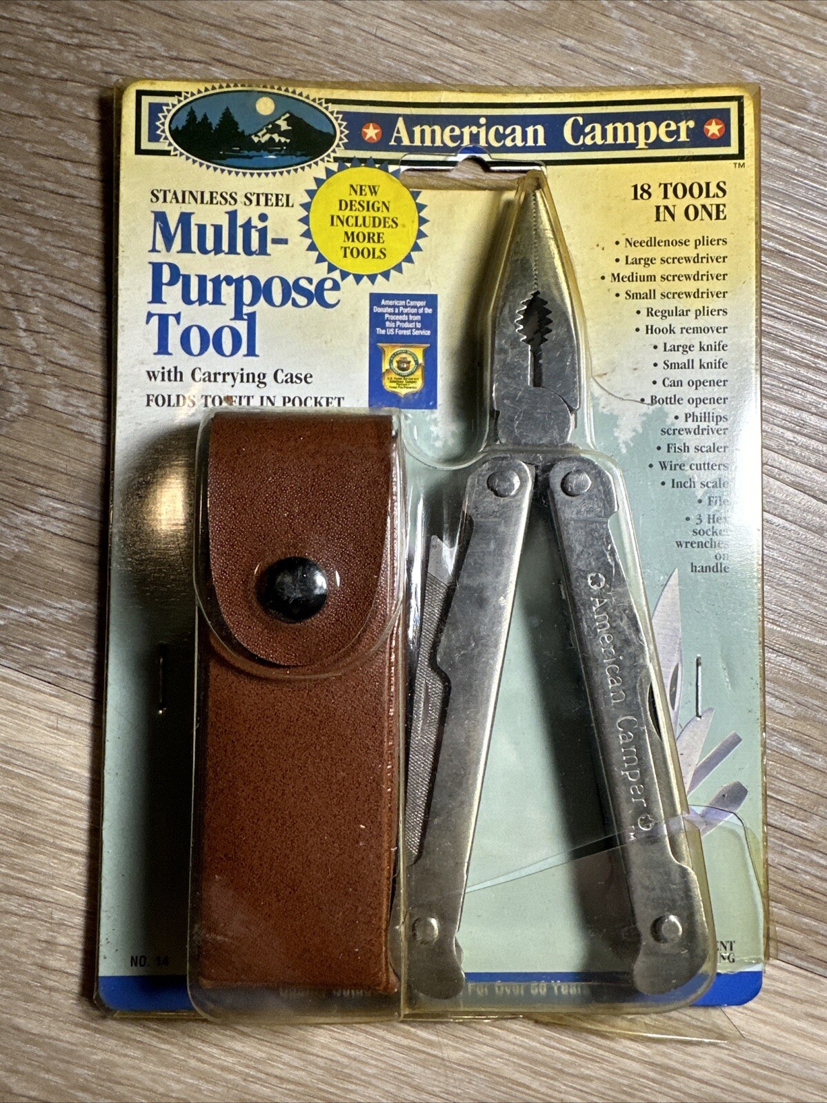 American Camper Stainless Steel Multi-Purpose Tool Kit w/Carrying Case (#1A)