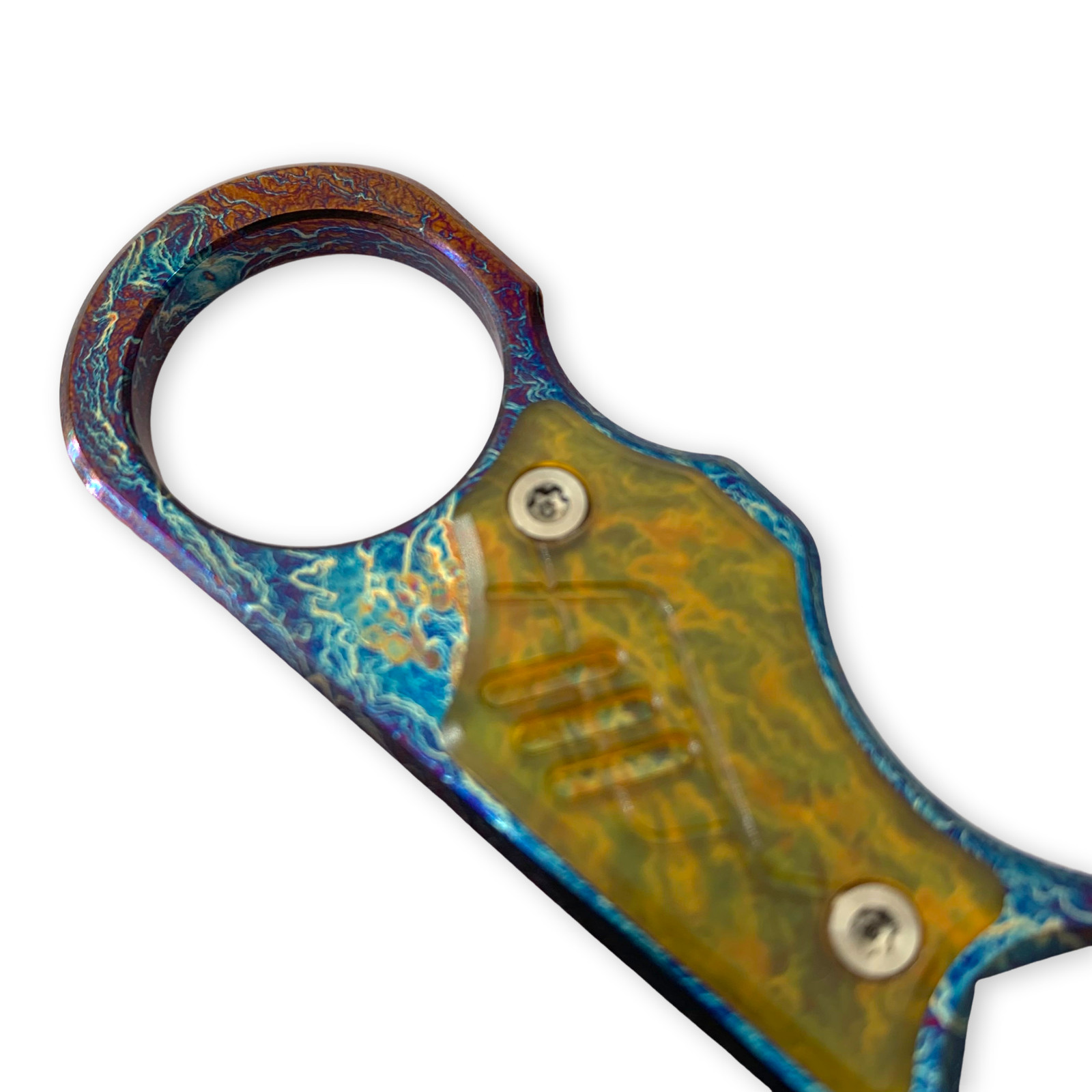 YJGDCN RIHE EDC PRY Bar TOOL TC4 TITANIUM inlay PEI BODY YJEDC09-Color-DIY