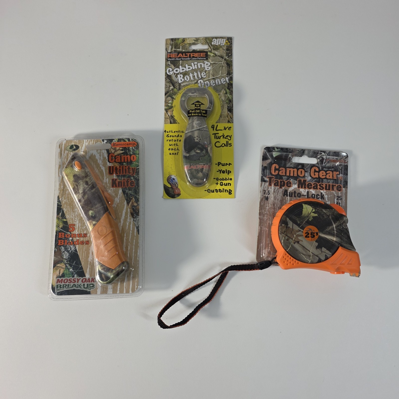 Next Camo Tool & Talking Bottle Opener 3pc Set
