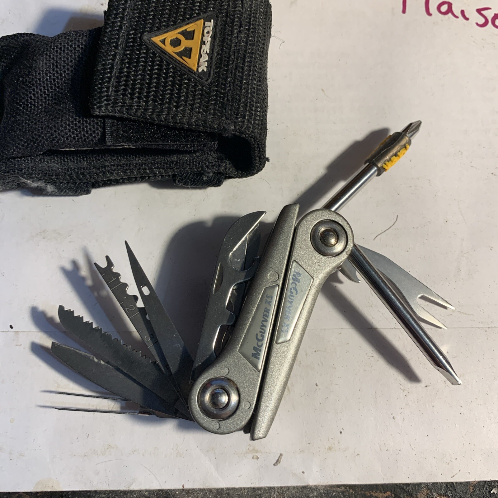 TOPEAK McGUYVER XS Multi-Tool Micro Mini Cycling Hiking MTB Camping Eddie Bauer