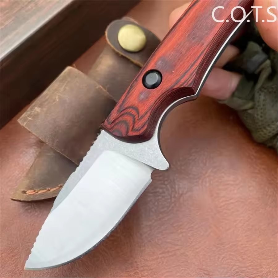 Wood Handle Hunting Camping Survival EDC Multi Tool Outdoor Equipment With Sheat