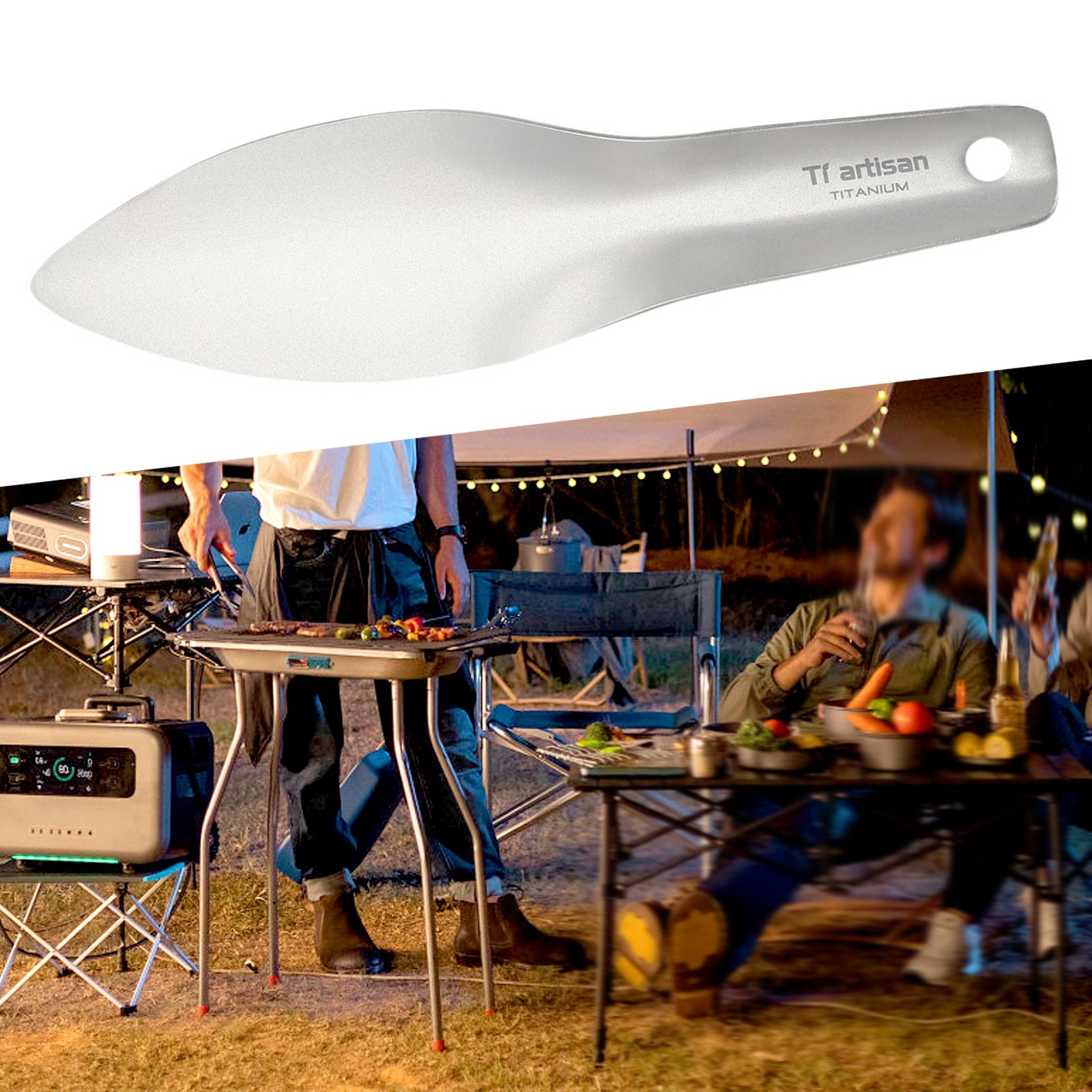 Curved Design Garden Trowel for Easy Digging Camping Hiking 155x40mm 0.8mm