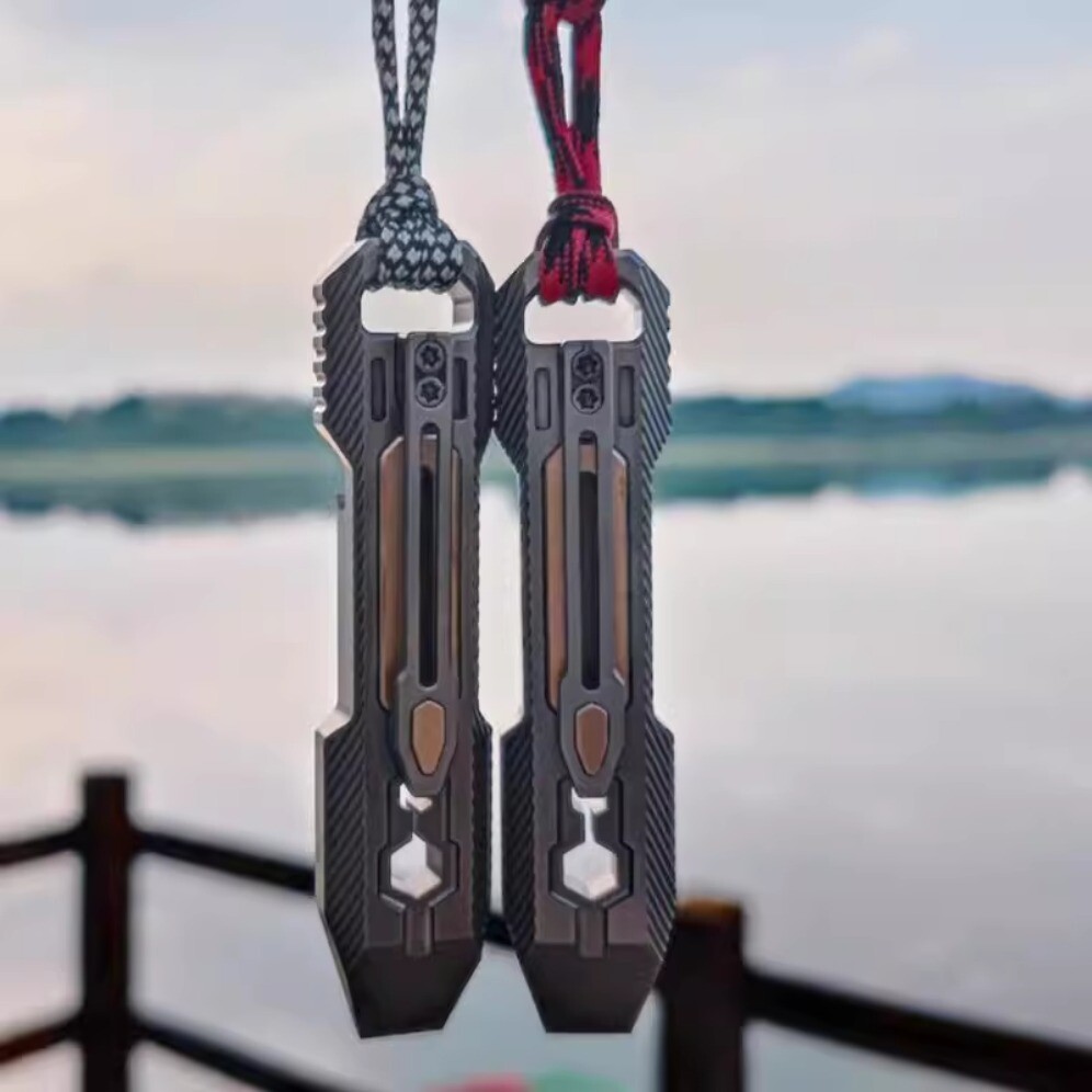 Retro Craftsmanship Titanium alloy pry bar Cycling/Outdoor Tool