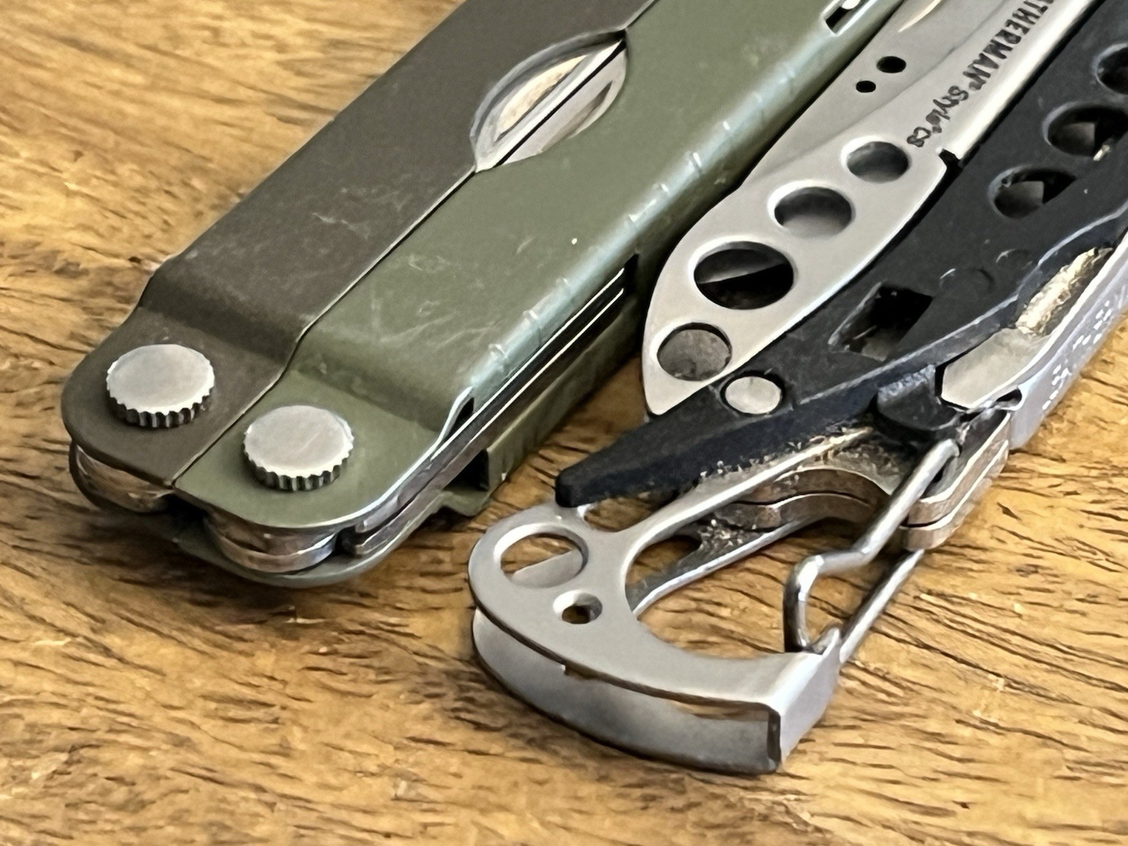 Retired Leatherman Style CS & MICRA Multi Tool Knife Excellent Cond. (Lot Of 2)