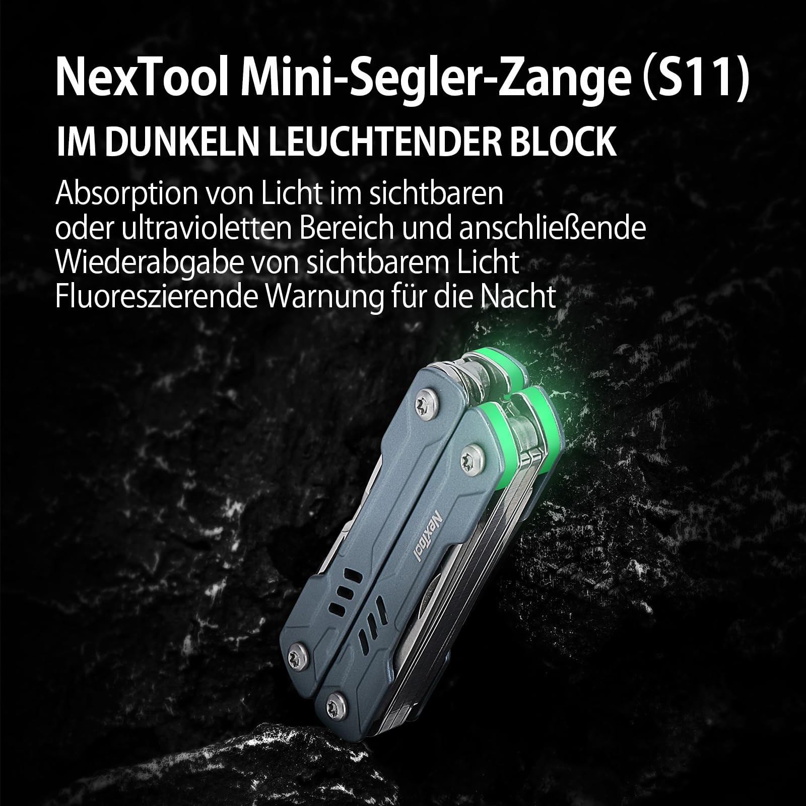 Multitool Mini Sailor S11,11in1 Compact Multitool with Long Nose Pliers, Scissors, S…