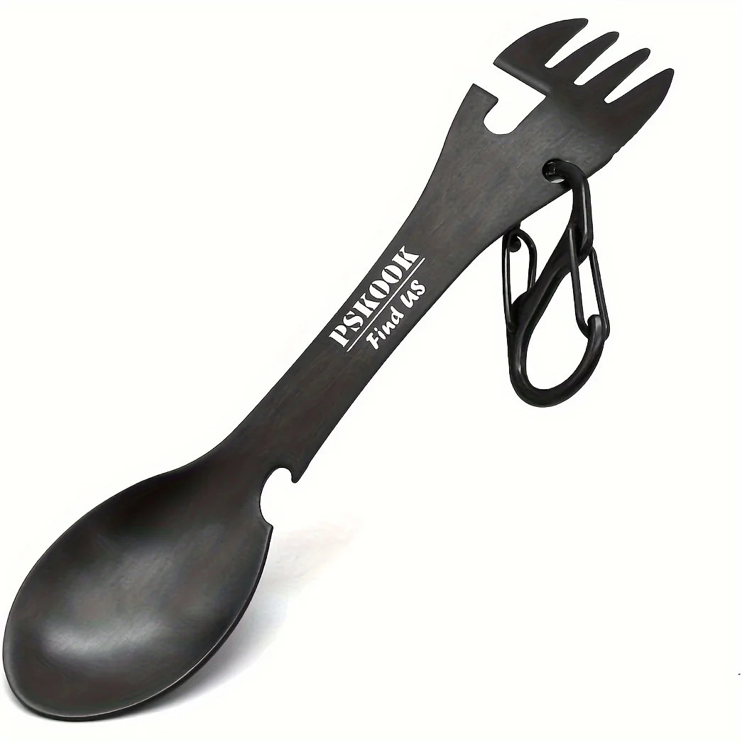 PSKOOK Outdoor Survival Tools 5 in 1 Camping Multi-functional EDC Kit Practical