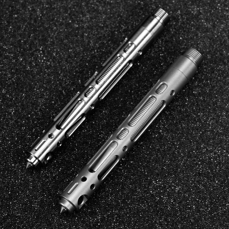 Hollow Titanium AlloyToolal Pen Tungsten Steel Head Creative EDC Write Pen
