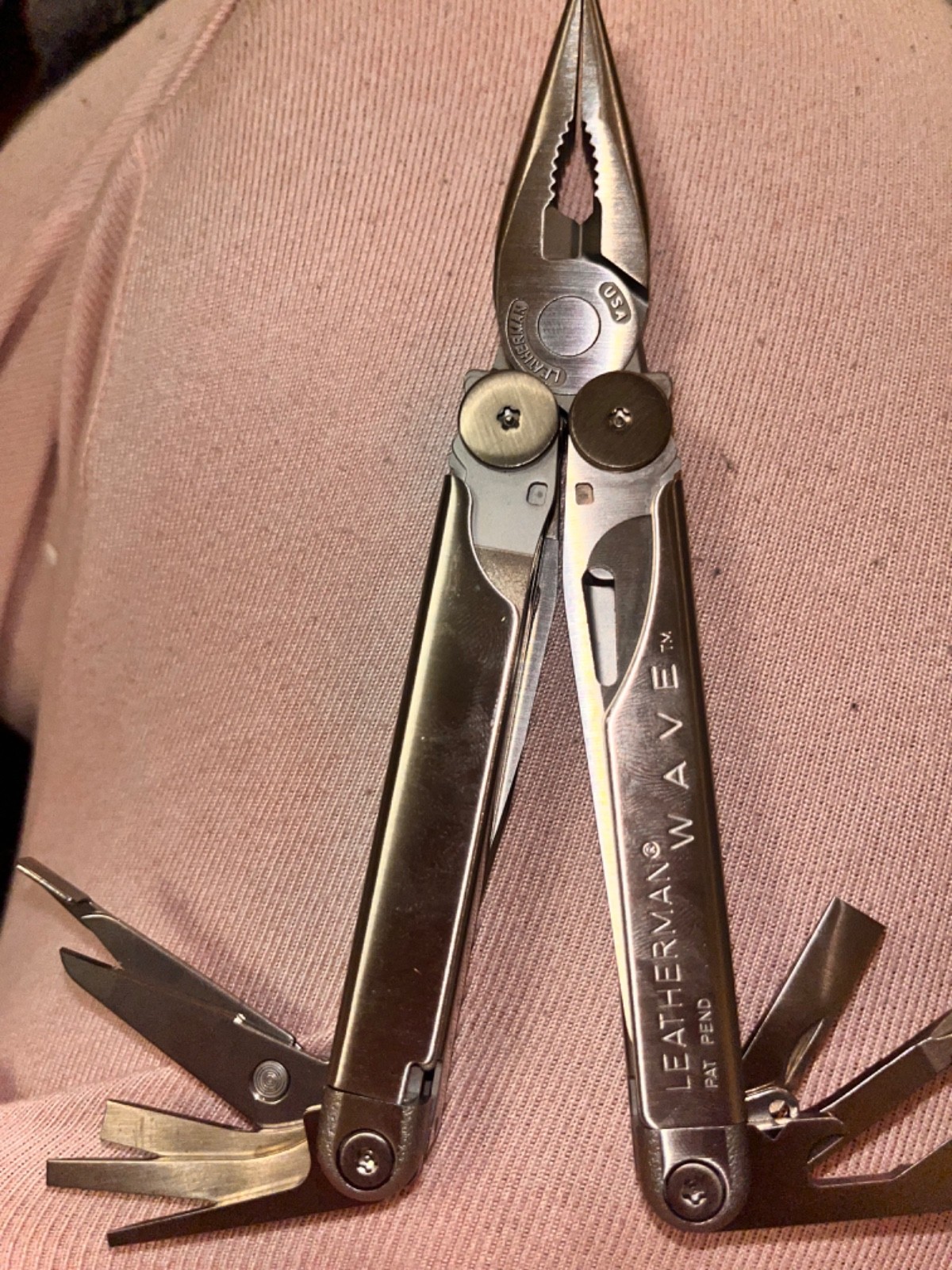 The Original Leatherman Wave Multi Tool With Leather Sheath New In Box USA 2000