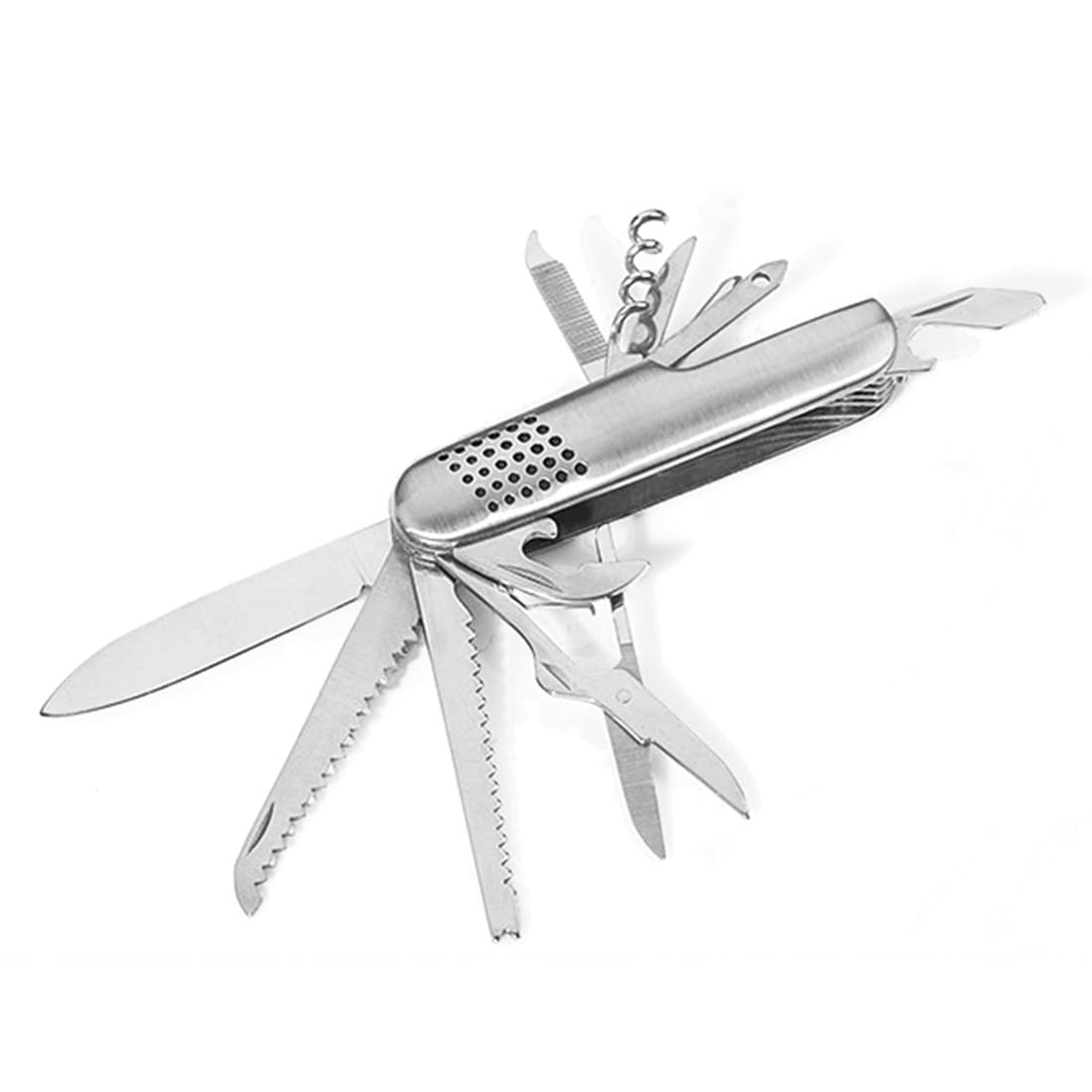Multi-Function Knife with 11 Stainless Steel Tools for Hunting, Fishing, Camping and…