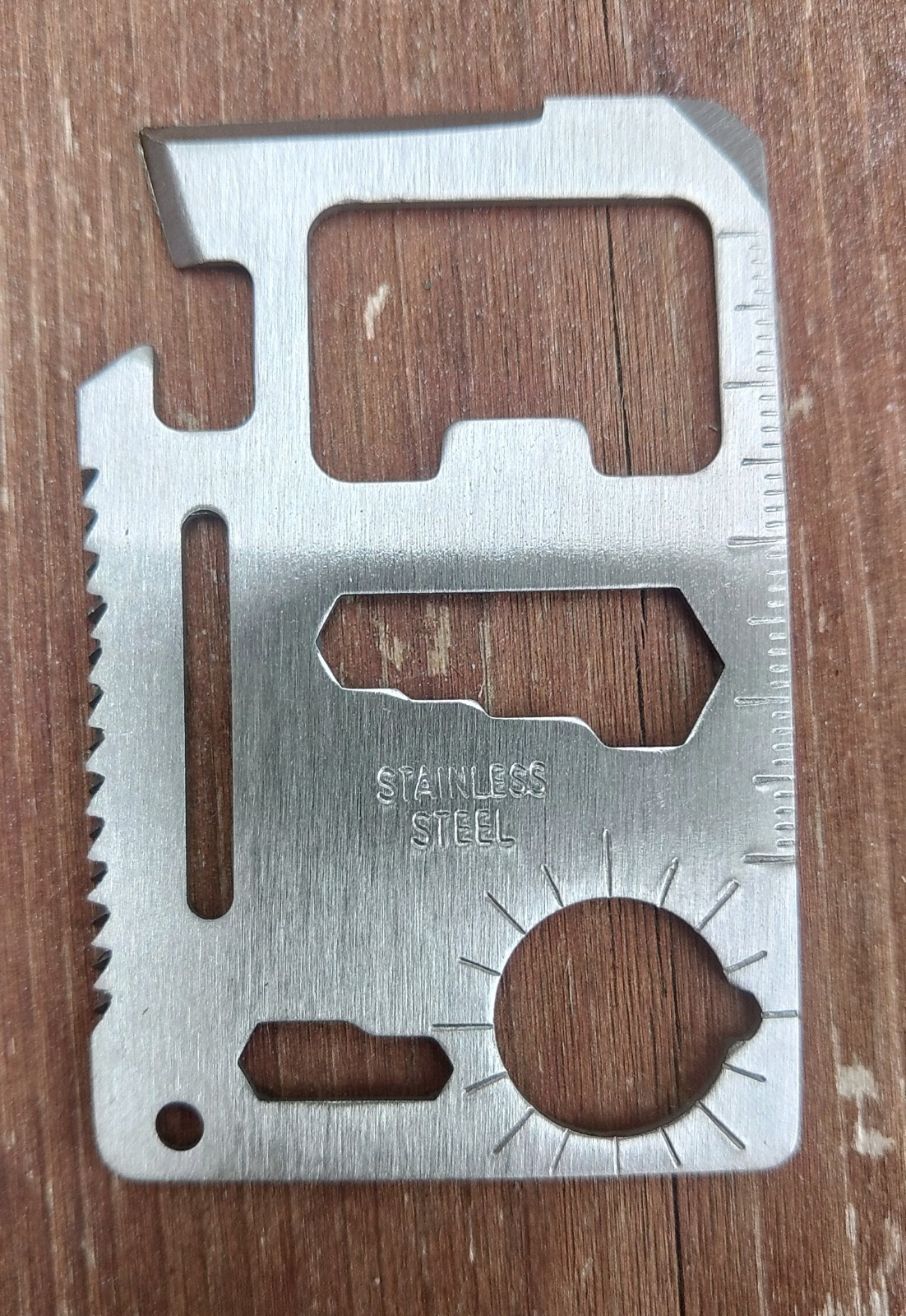 New Tactical 11 in 1 Survival Pocket Credit Card Multi-tool Stainless Steel